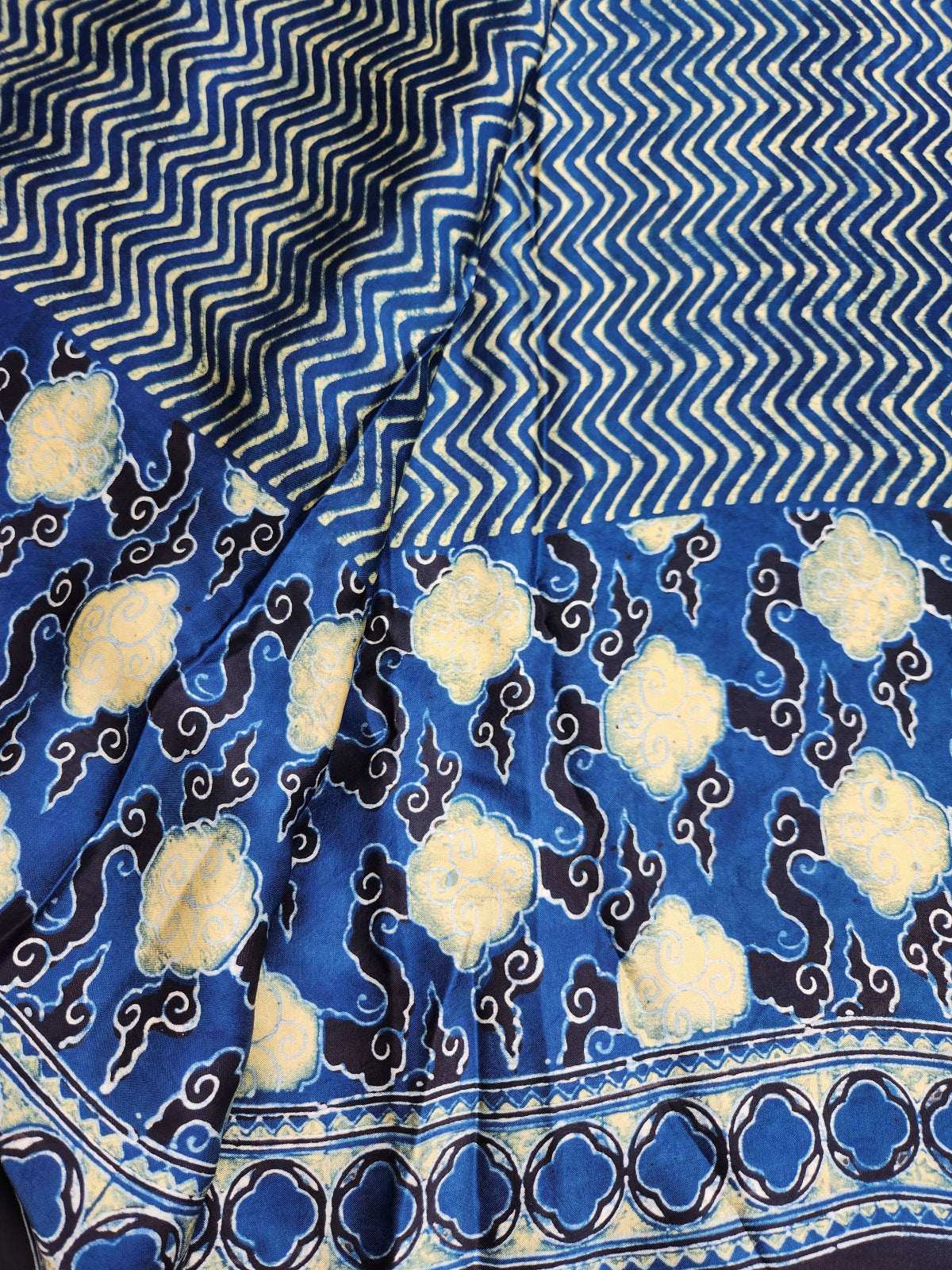 ajrakhsaree sarees ajrakh modal silk officewear blue saree