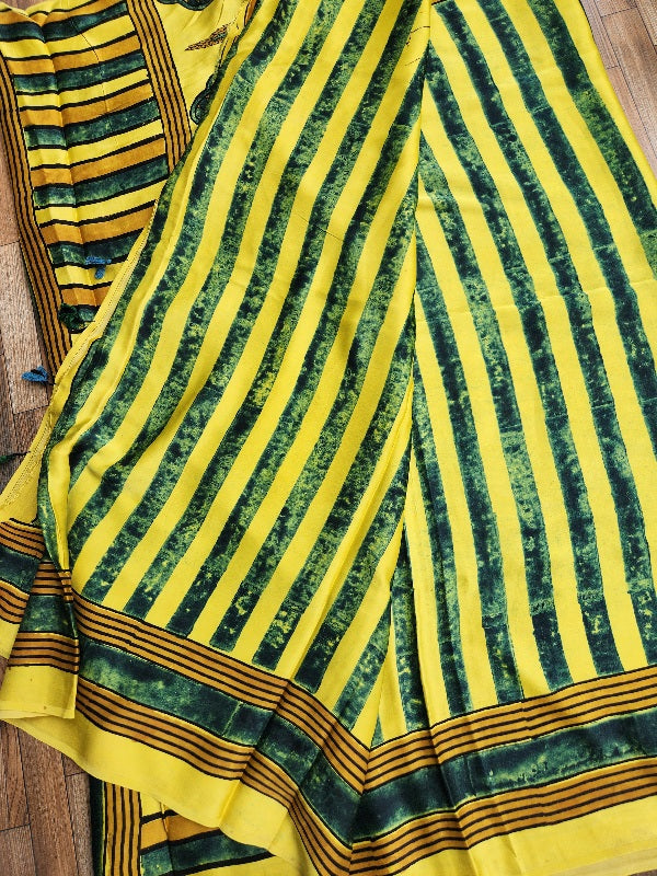 AJRAKH SILK SAREE