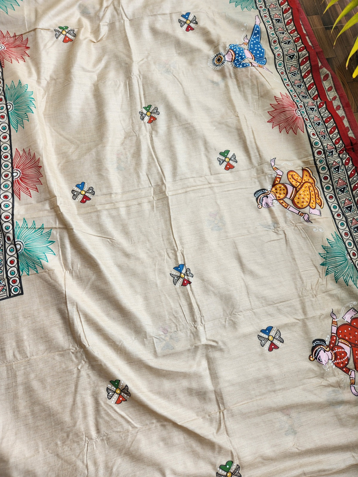 Pattachitra saree red saree wedding saree wedding shopping mehndi look Durga saree
