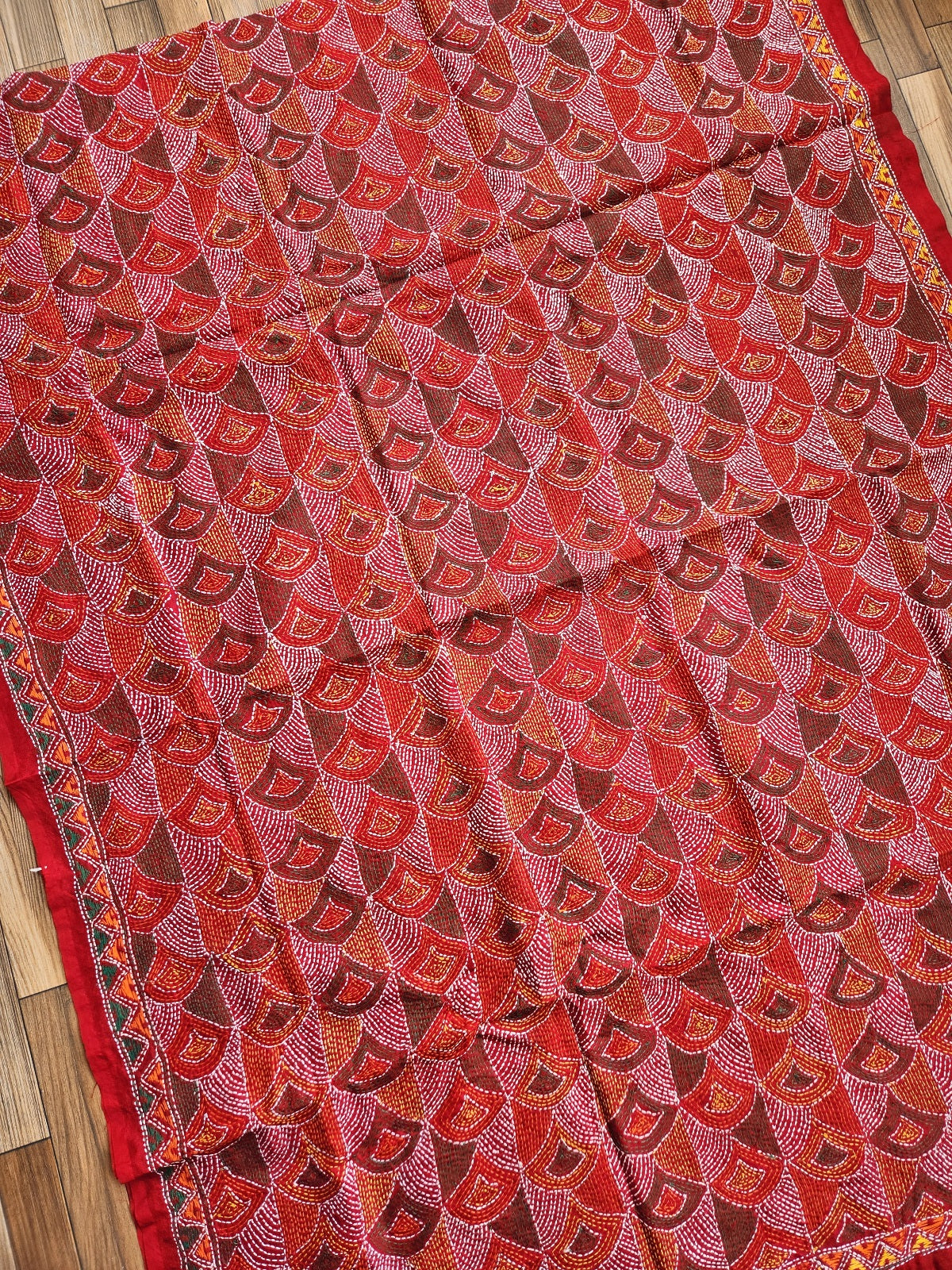 kanthadupatta kantha Red dupatta dupattas kantha dupatta
