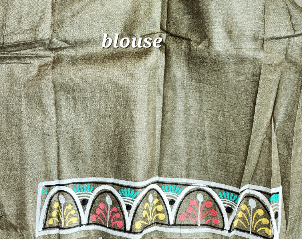 PATTACHITRA HANDPAINTED SAREE