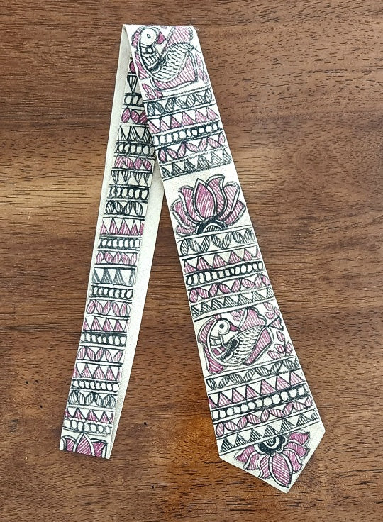 MADHUBANI HANDPAINTED TIE