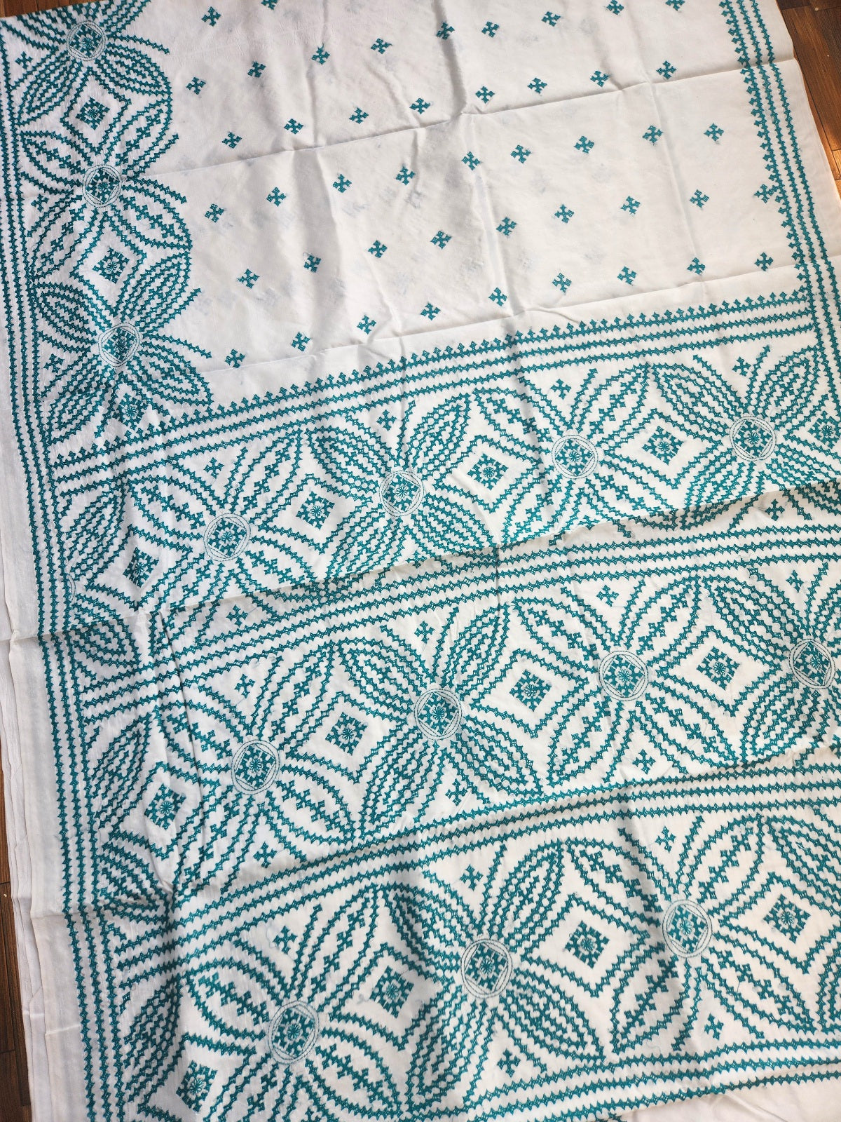 KUTCHWORK SILK SAREE