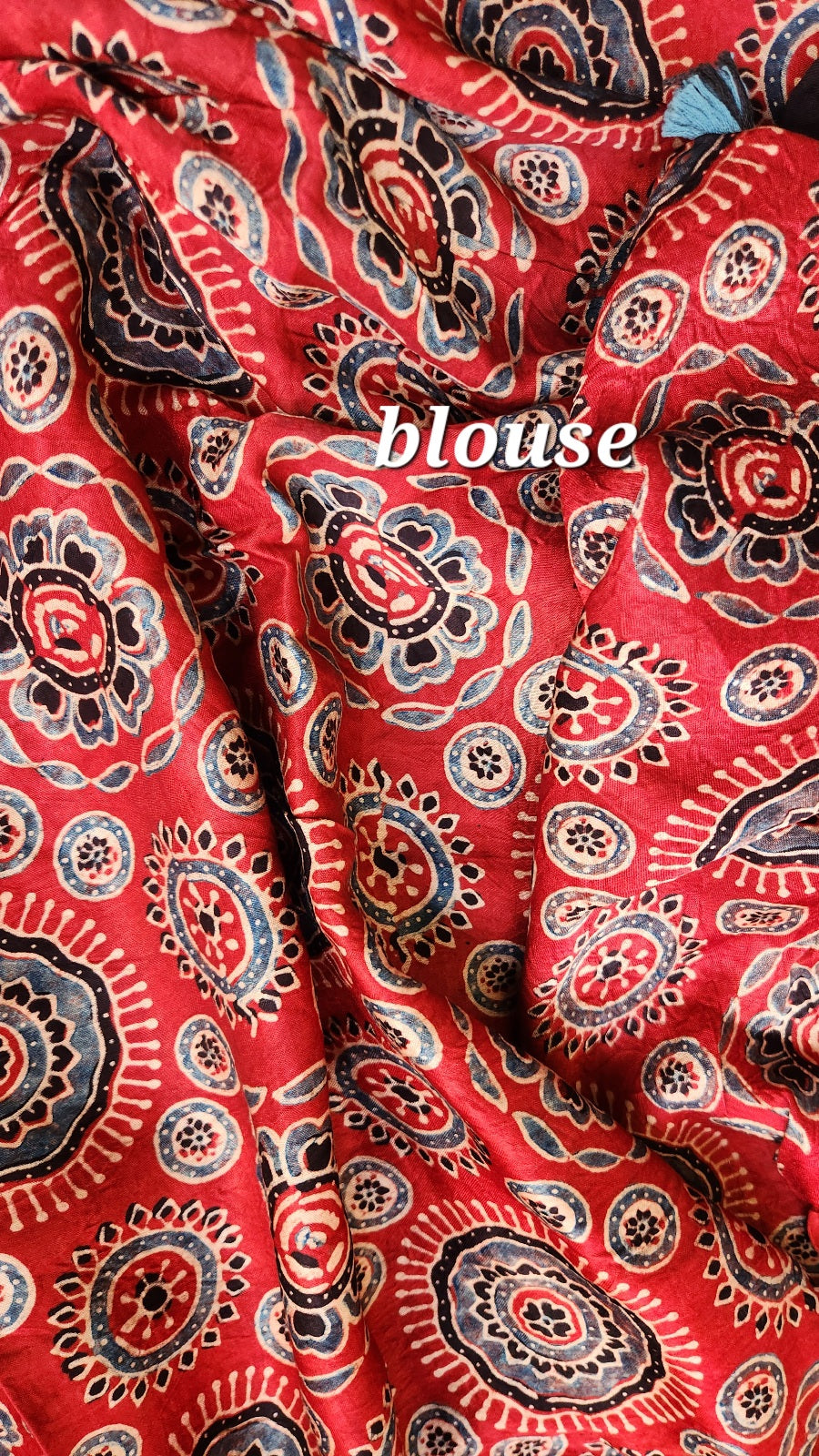 ajrakh saree indian sarees ajrakh bandhani red saree festival shopping haldioutfit bandhani saree