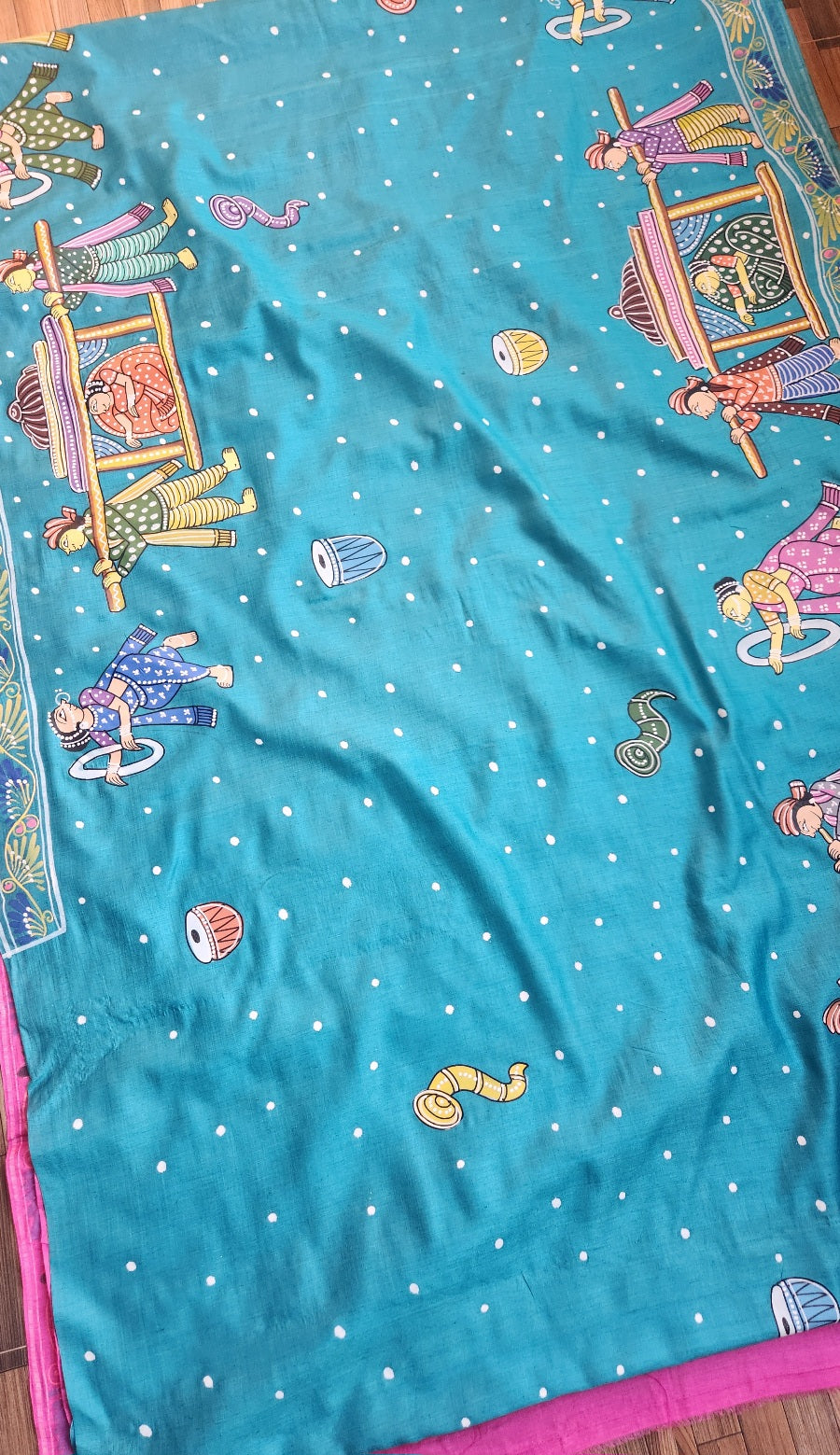 PATTACHITRA HANDPAINTED SAREE