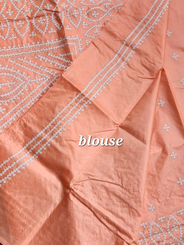 KUTCHWORK SILK SAREE