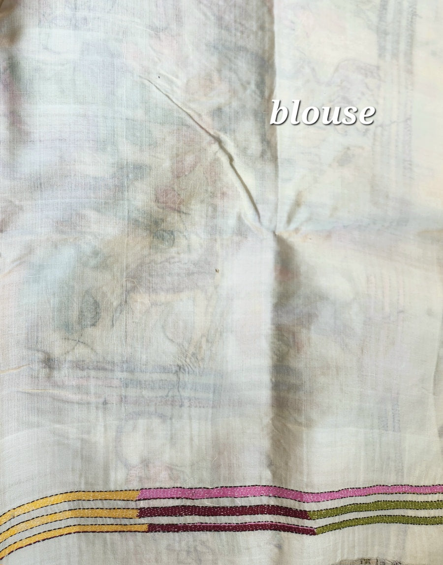 JUNGLE BOOK KANTHA SAREE