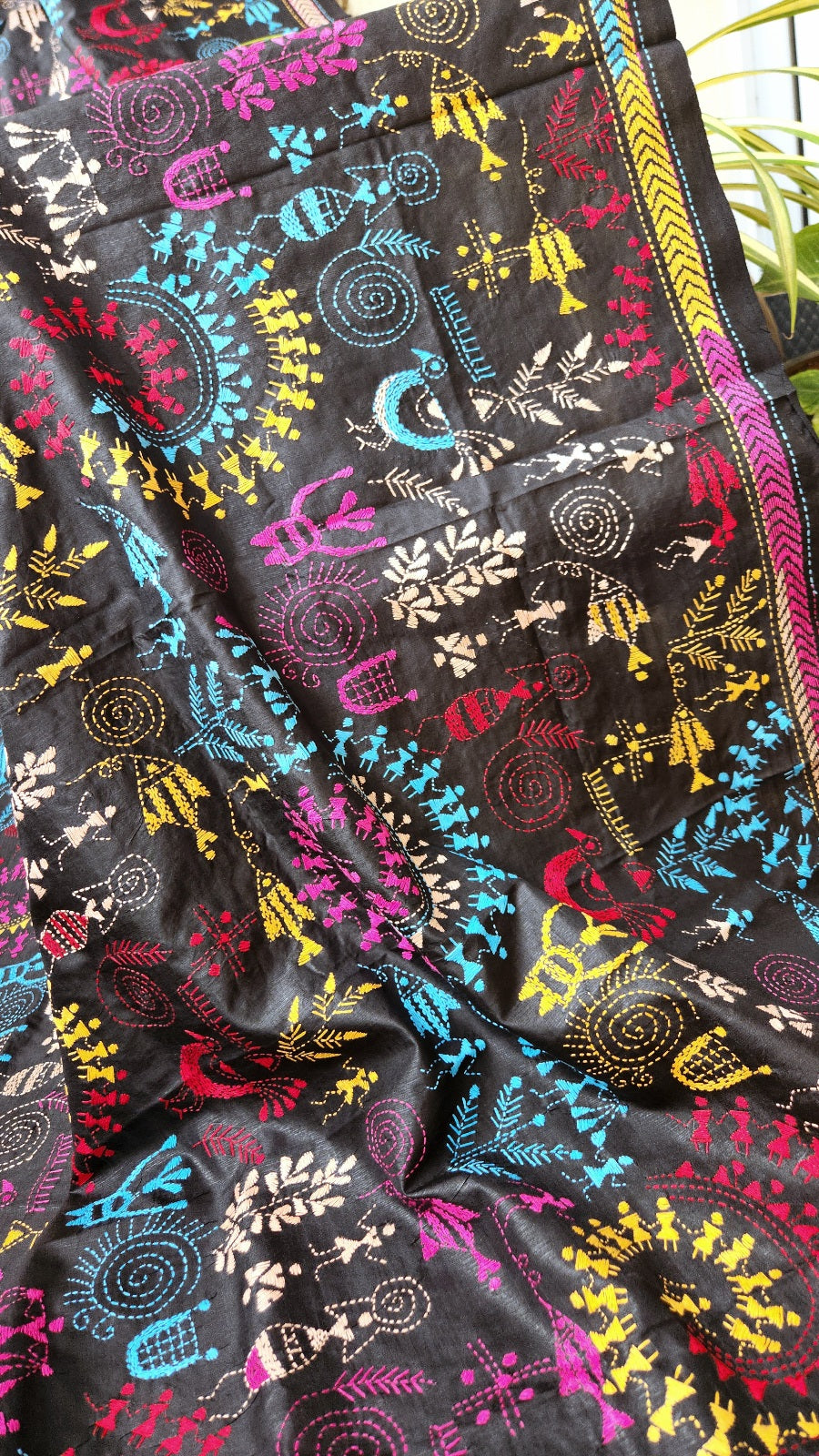 WARLI KANTHA DUPATTA