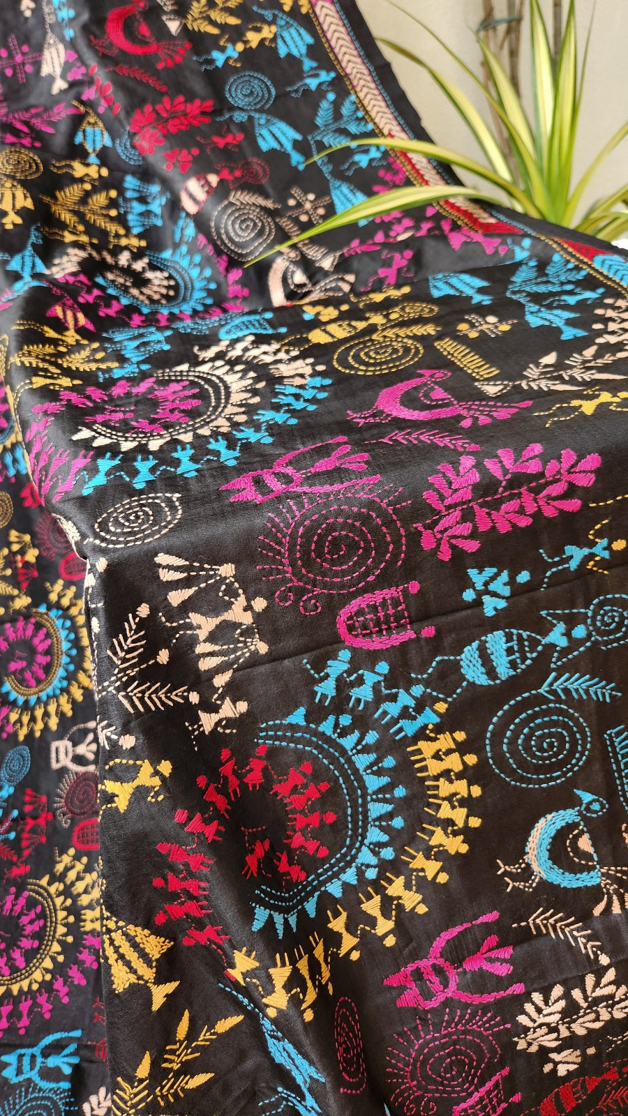 WARLI KANTHA DUPATTA