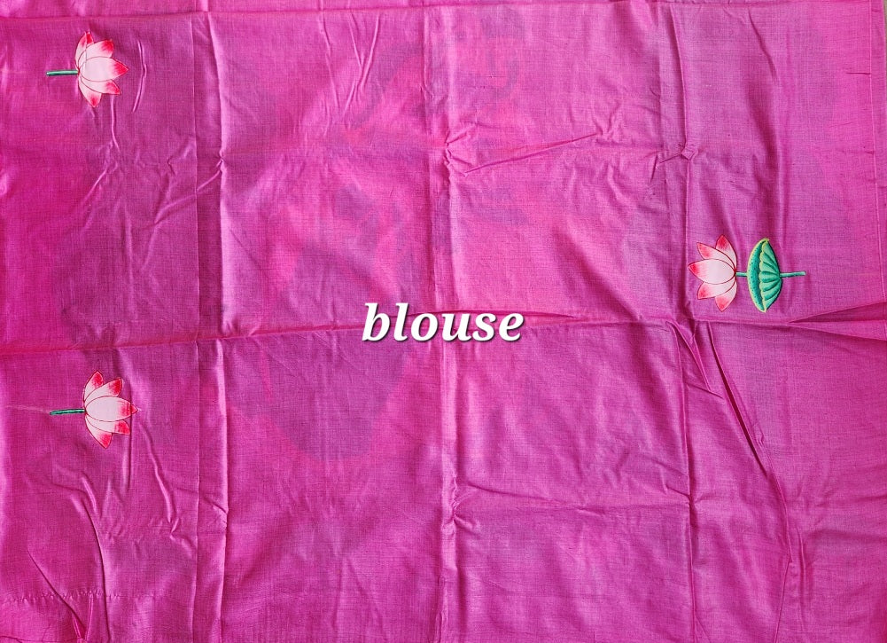 PICHWAI HANDPAINTED SAREE