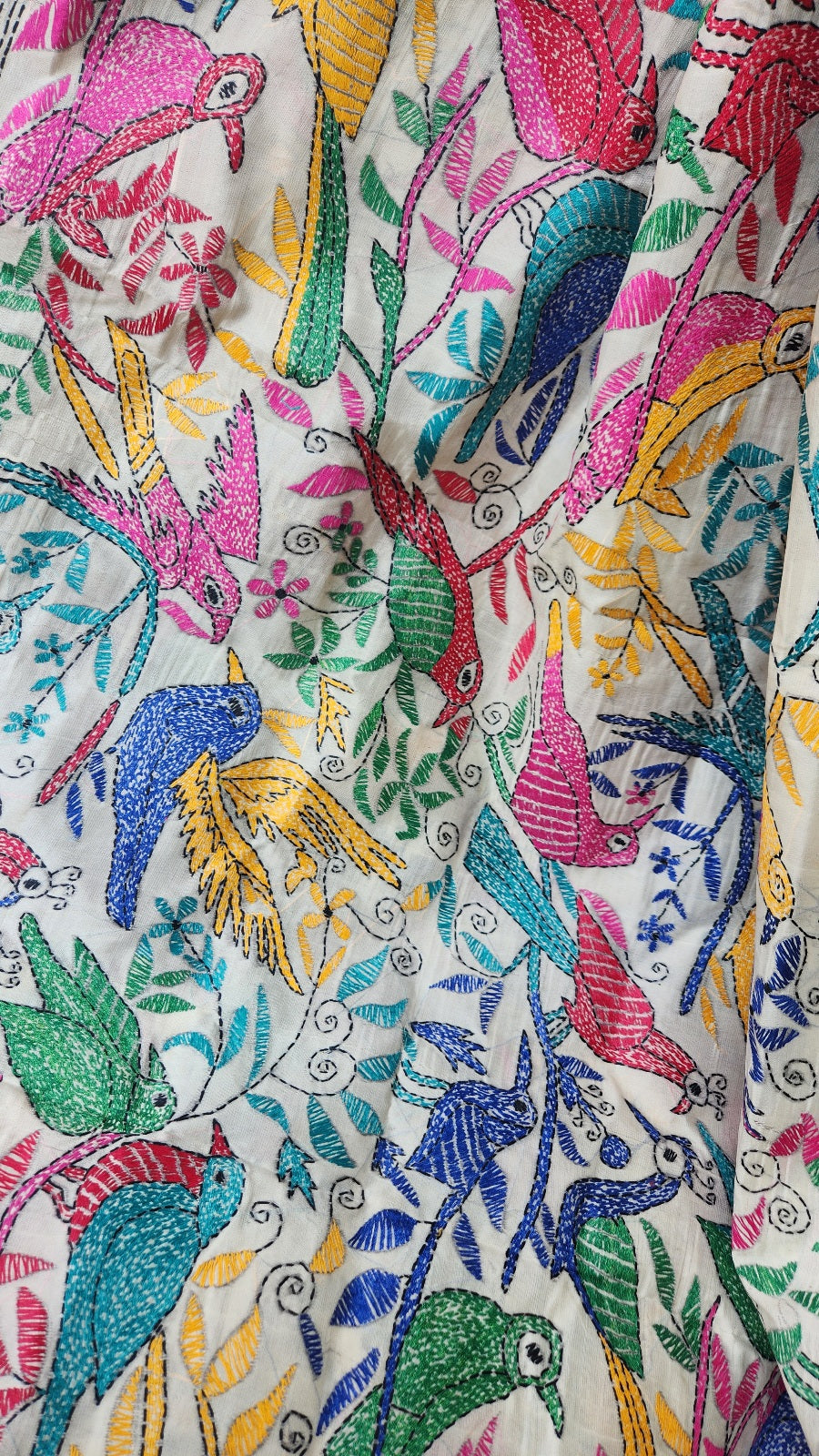 Kantha dupatta Birds dupatta colors