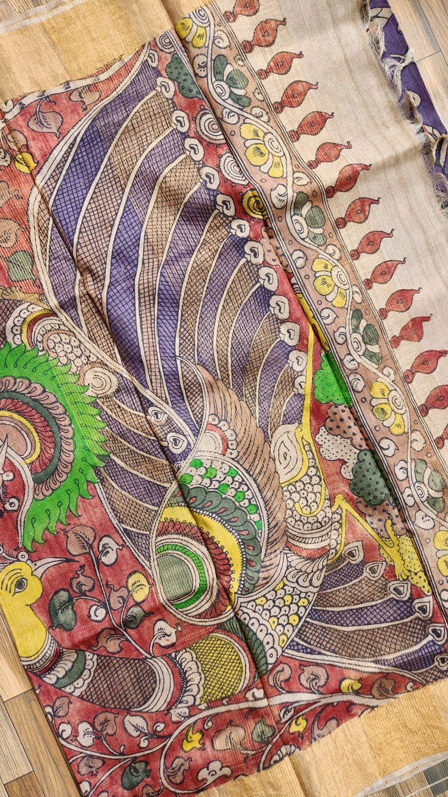 KALAMKARI SILK SAREE
