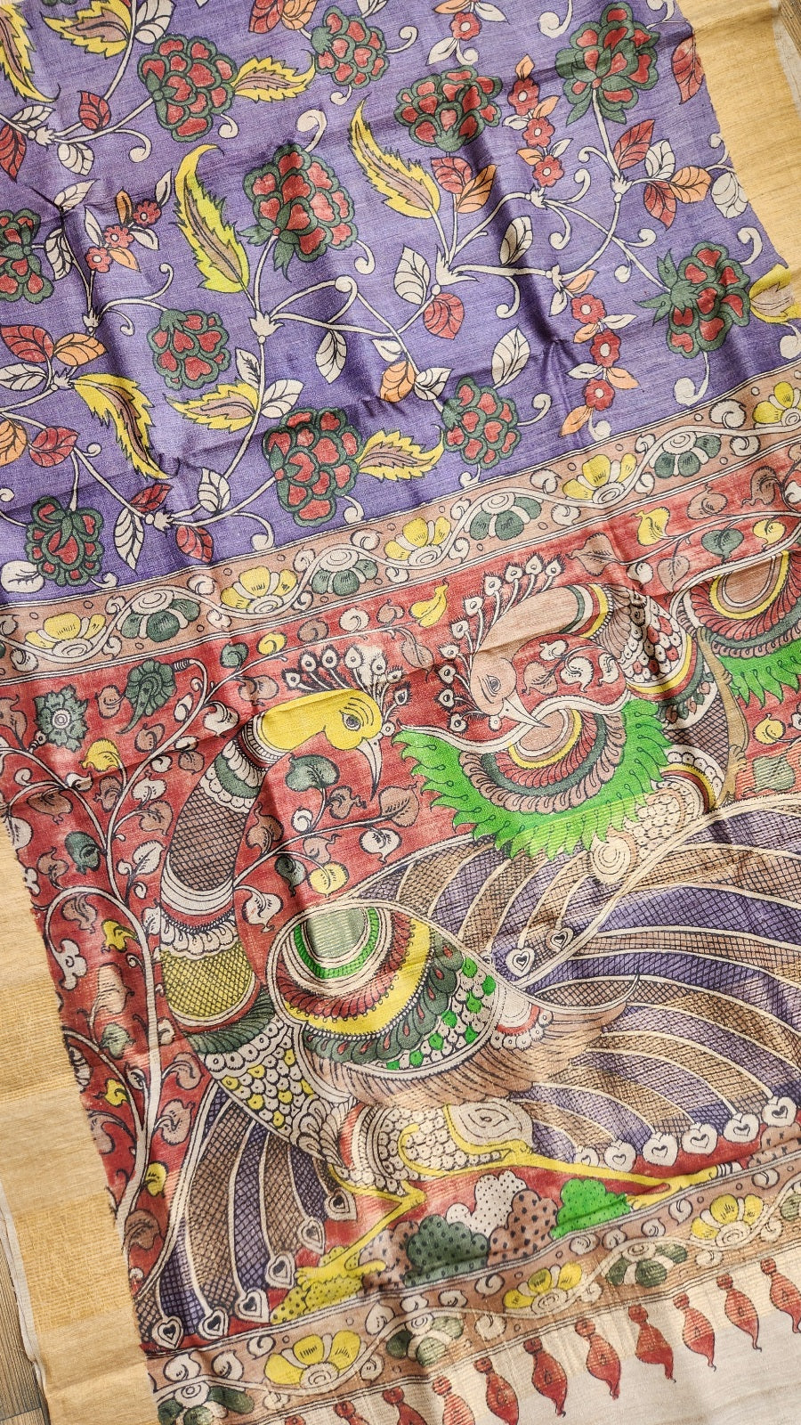 KALAMKARI SILK SAREE