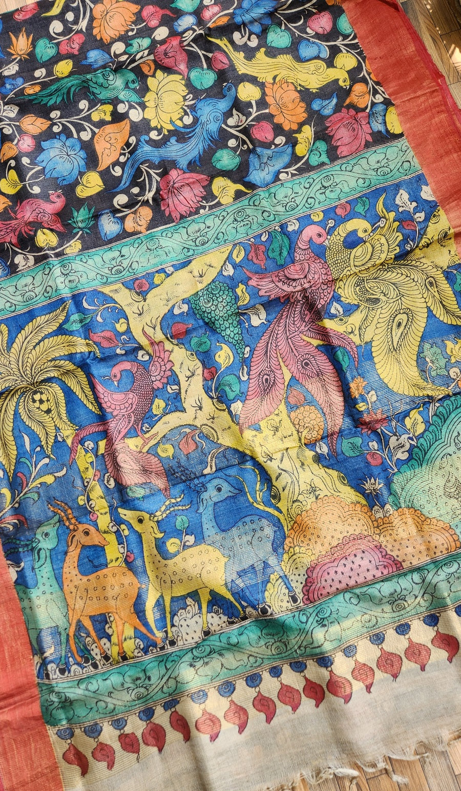 KALAMKARI SILK SAREE