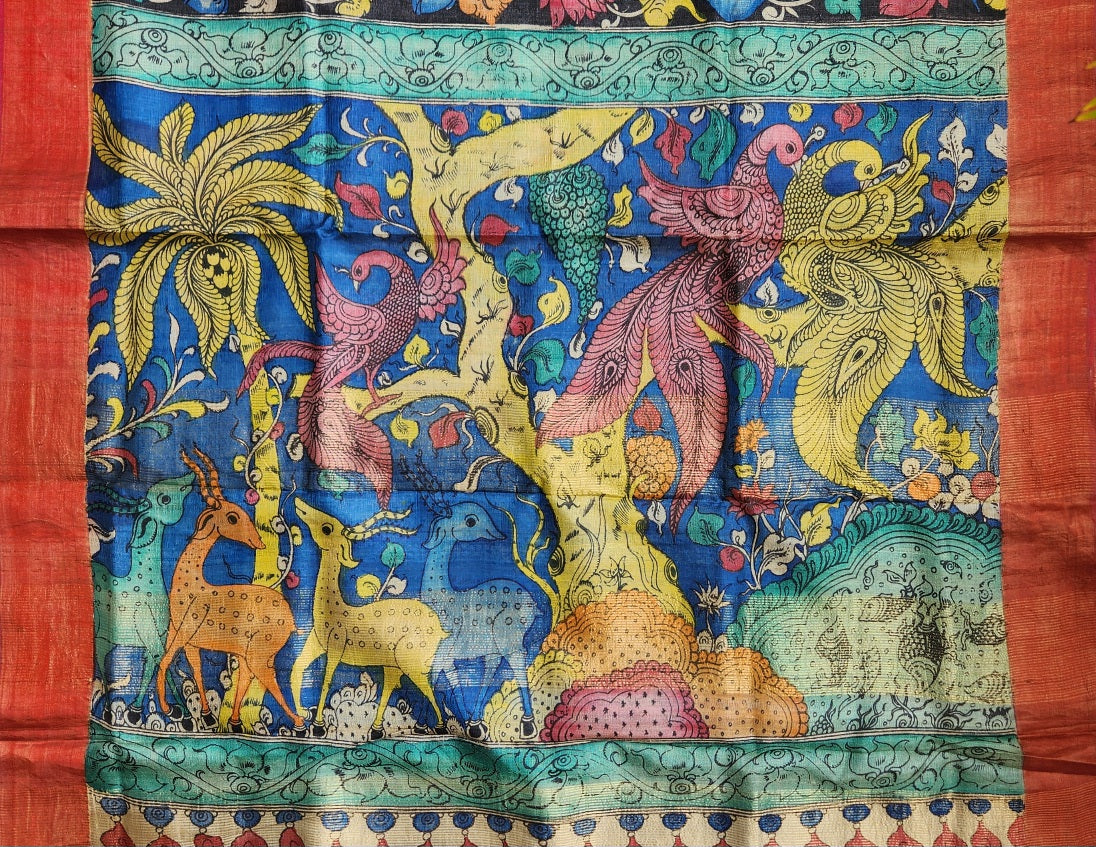 KALAMKARI SILK SAREE