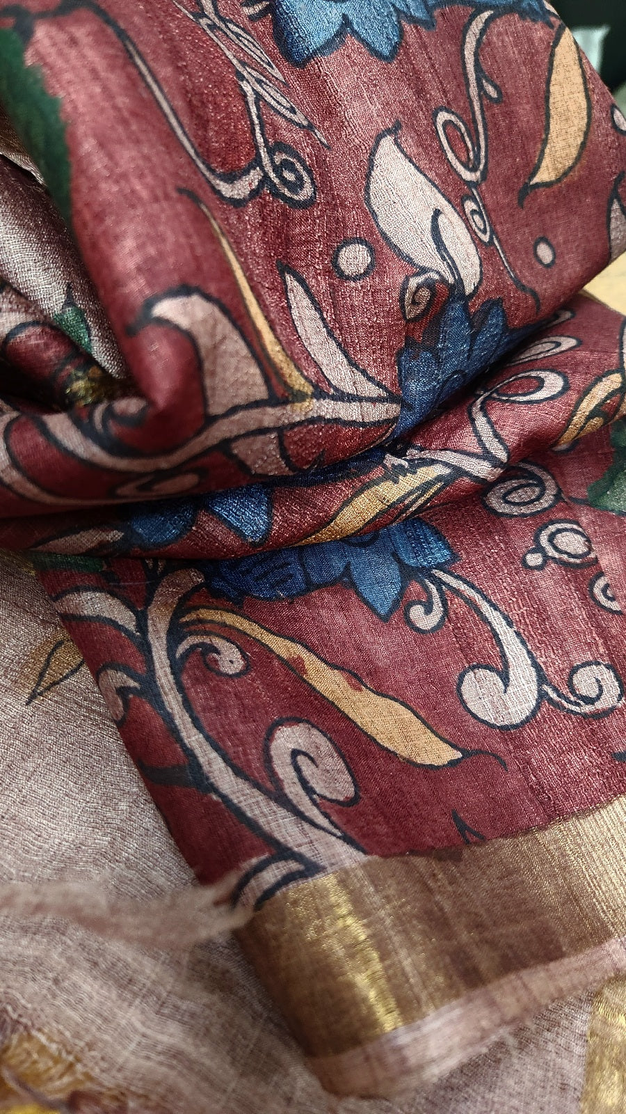 KALAMKARI SILK DUPATTA