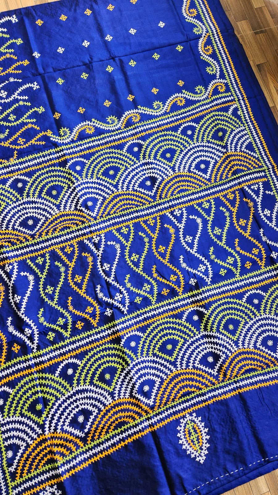 KUTCHWORK SILK SAREE