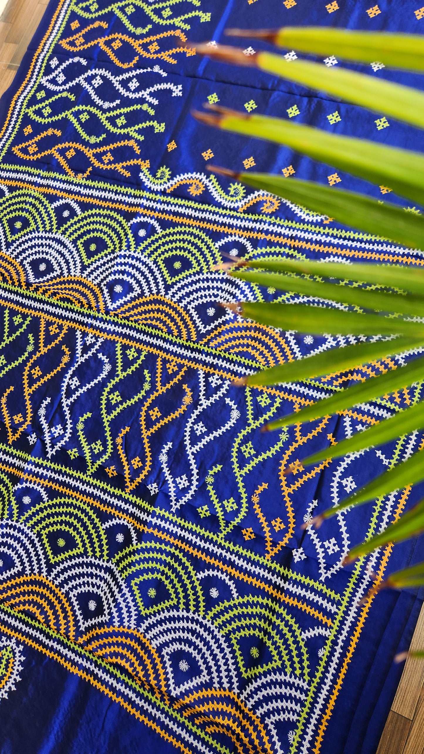 KUTCHWORK SILK SAREE