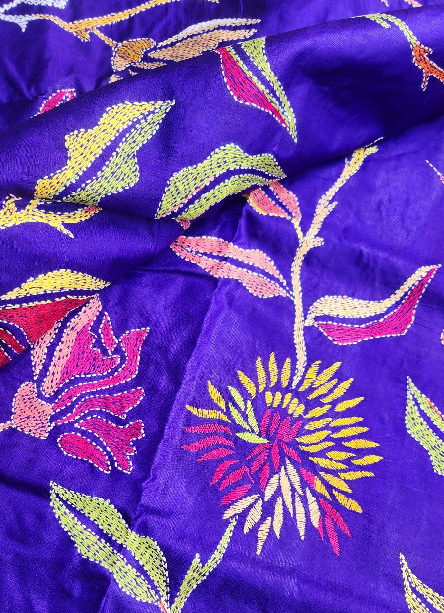 DANDELION KANTHA SAREE