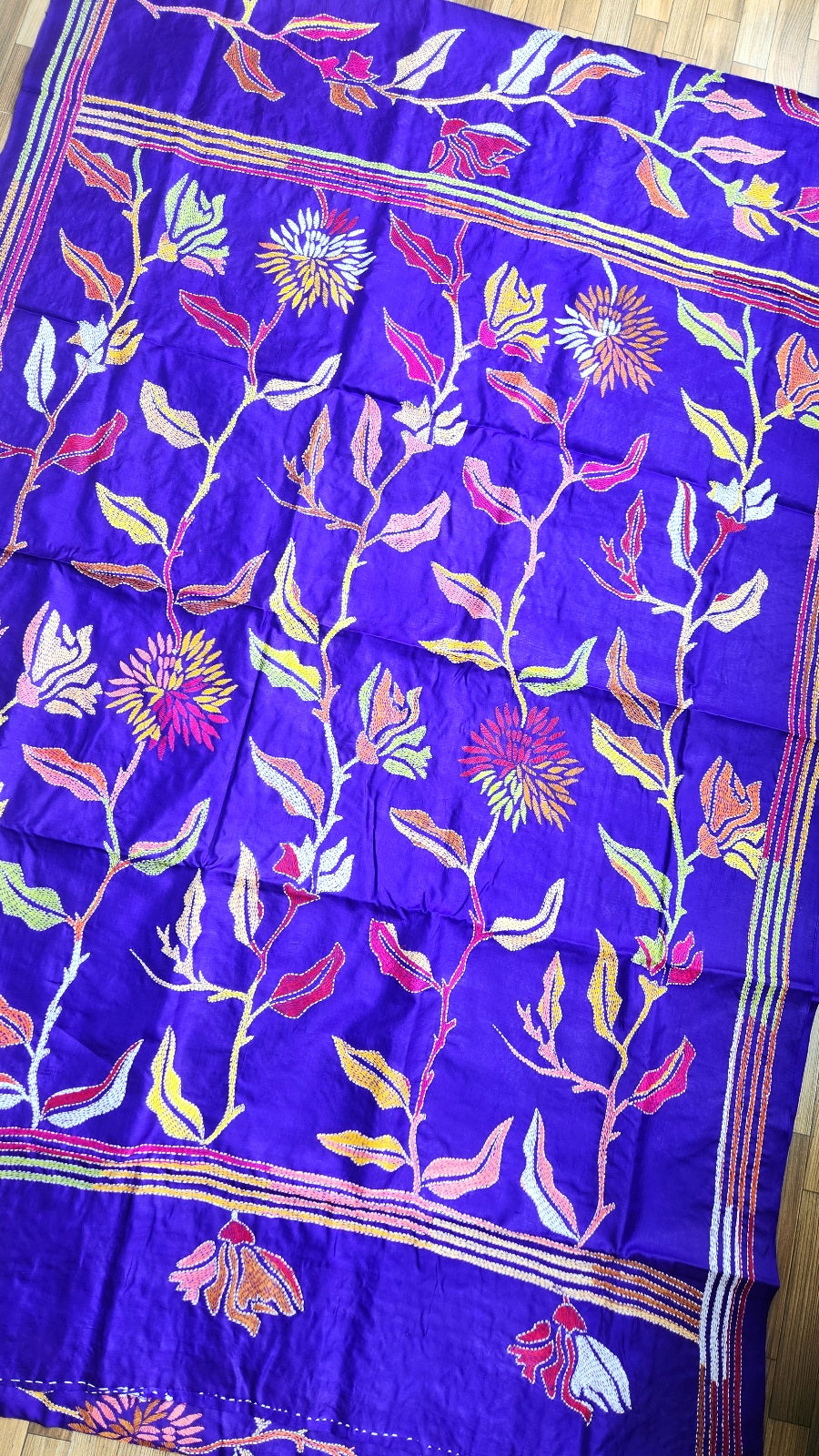 DANDELION KANTHA SAREE