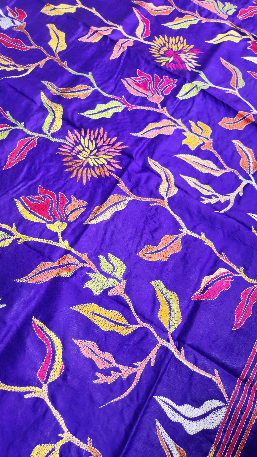 DANDELION KANTHA SAREE