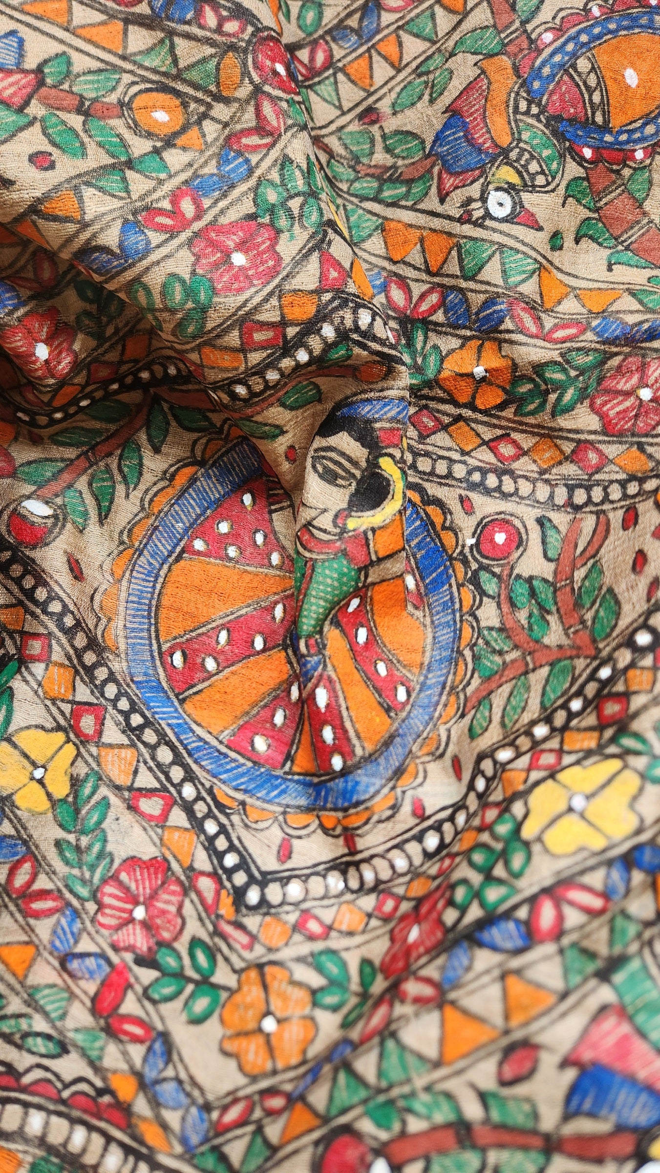 MADHUBANI SILK DUPATTA - Saawan