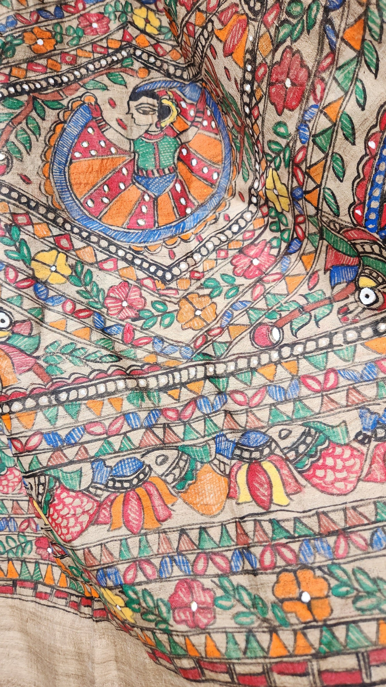 MADHUBANI SILK DUPATTA - Saawan