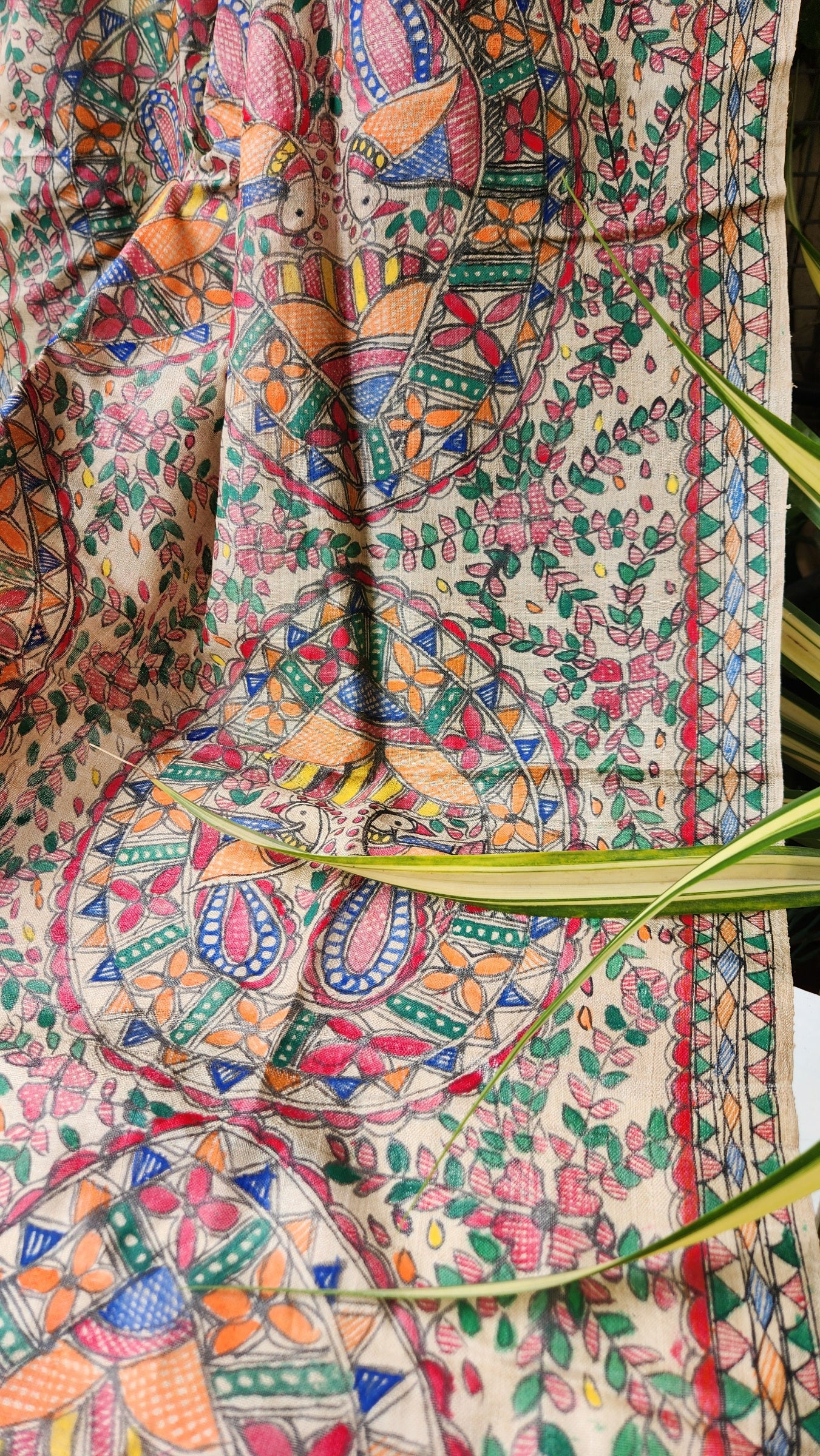 MADHUBANI SILK DUPATTA - Prakrati