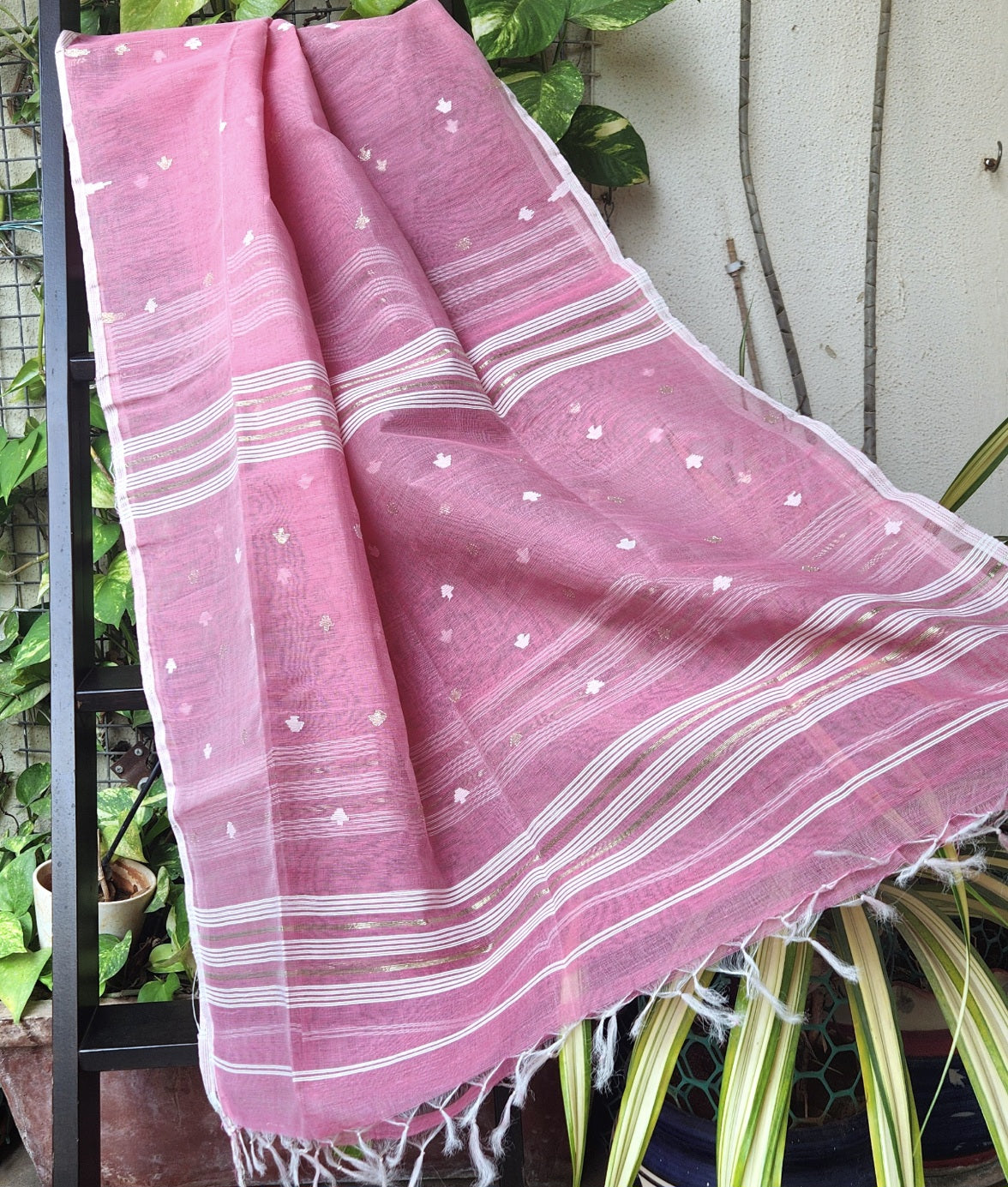 HANDLOOM JAMDANI DUPATTA
