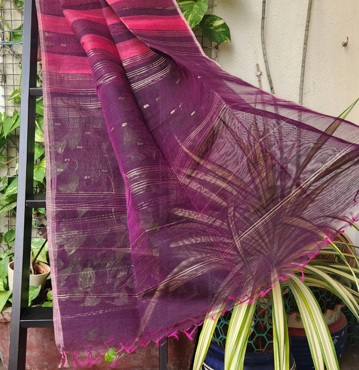 HANDLOOM JAMDANI DUPATTA
