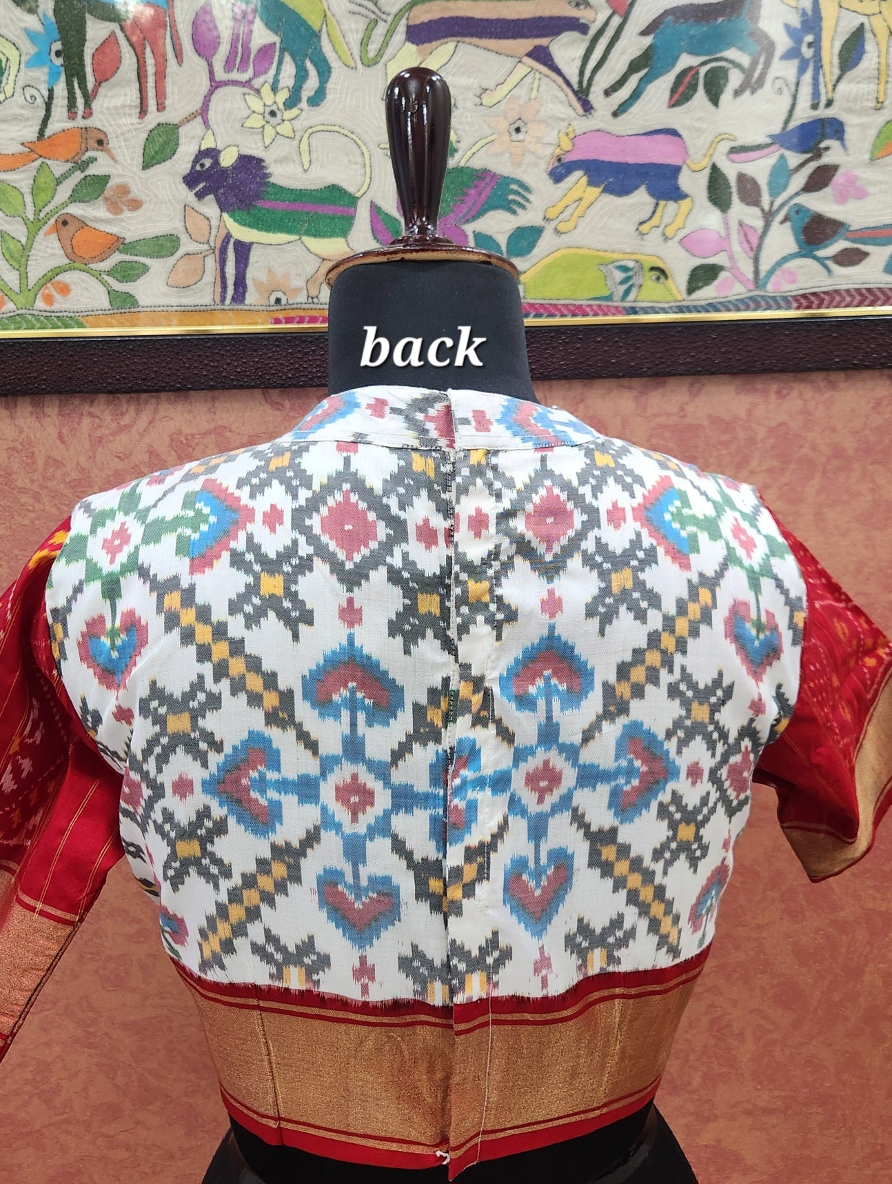 IKAT FABRIC BLOUSE