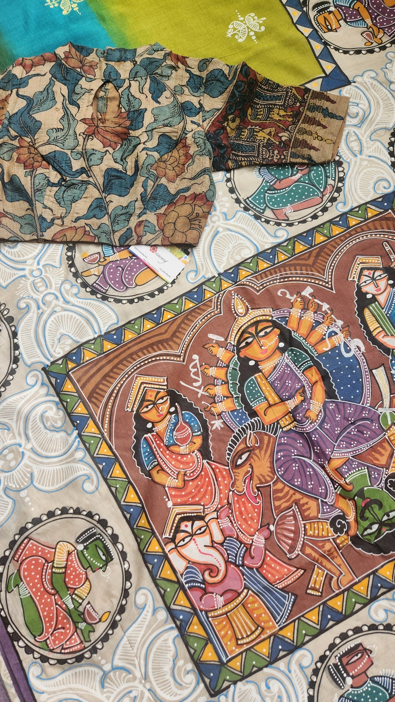 PATTACHITRA HANDPAINTED SAREE