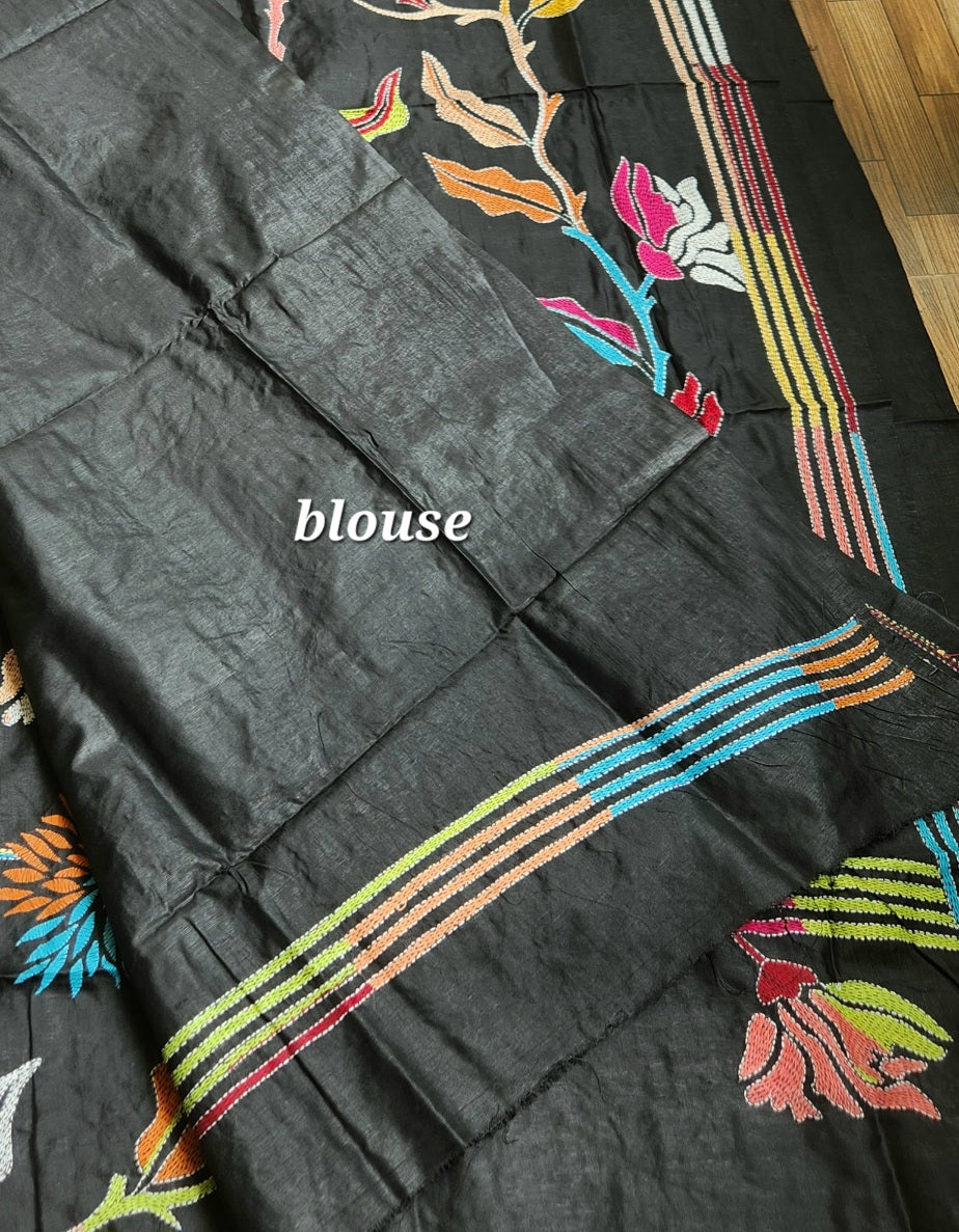 DANDELION KANTHA SAREE