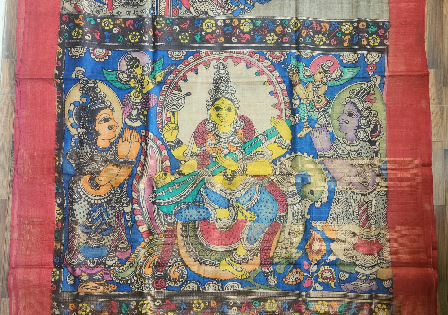 KALAMKARI SILK SAREE - Saraswati