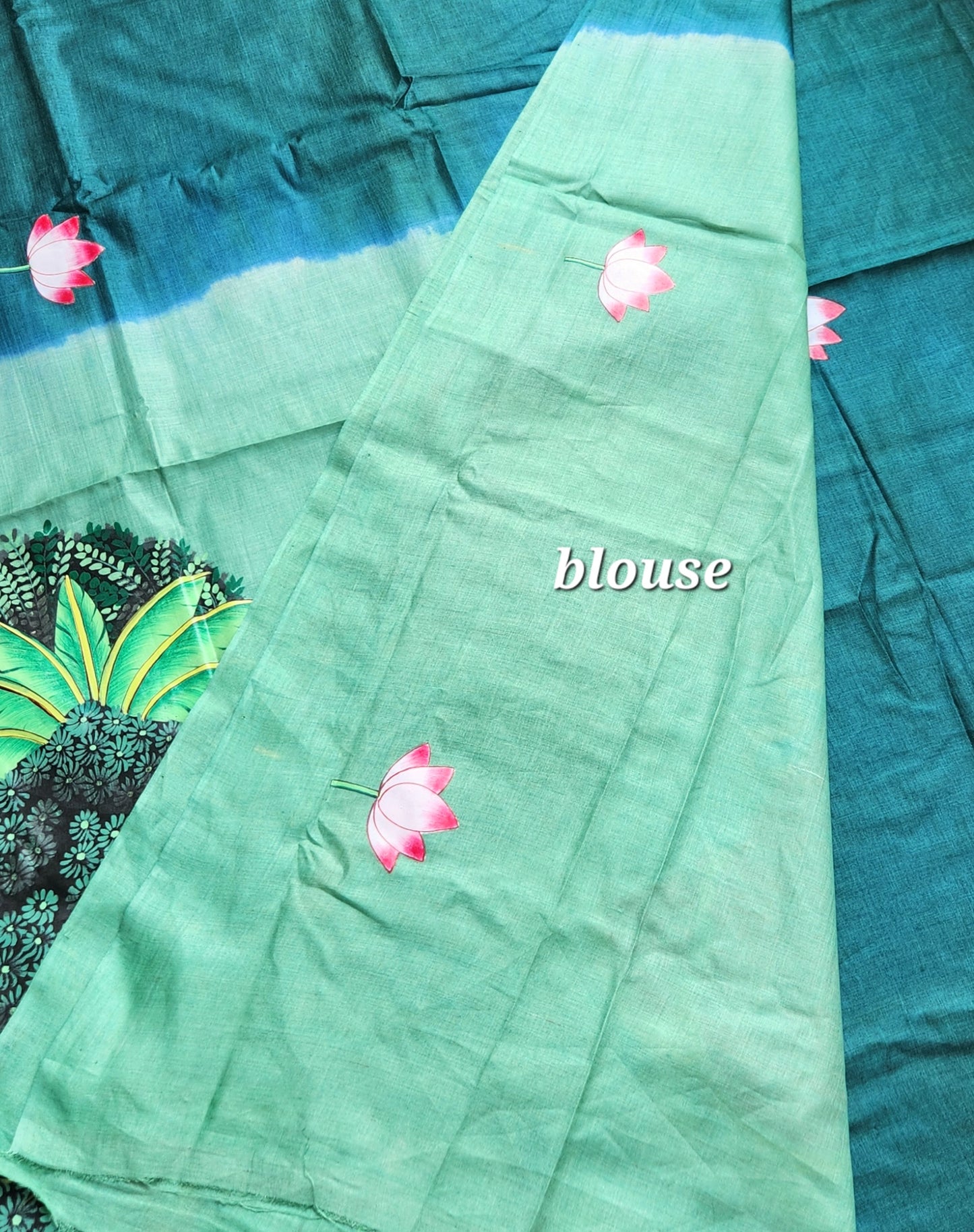 PICHWAI HANDPAINTED SAREE