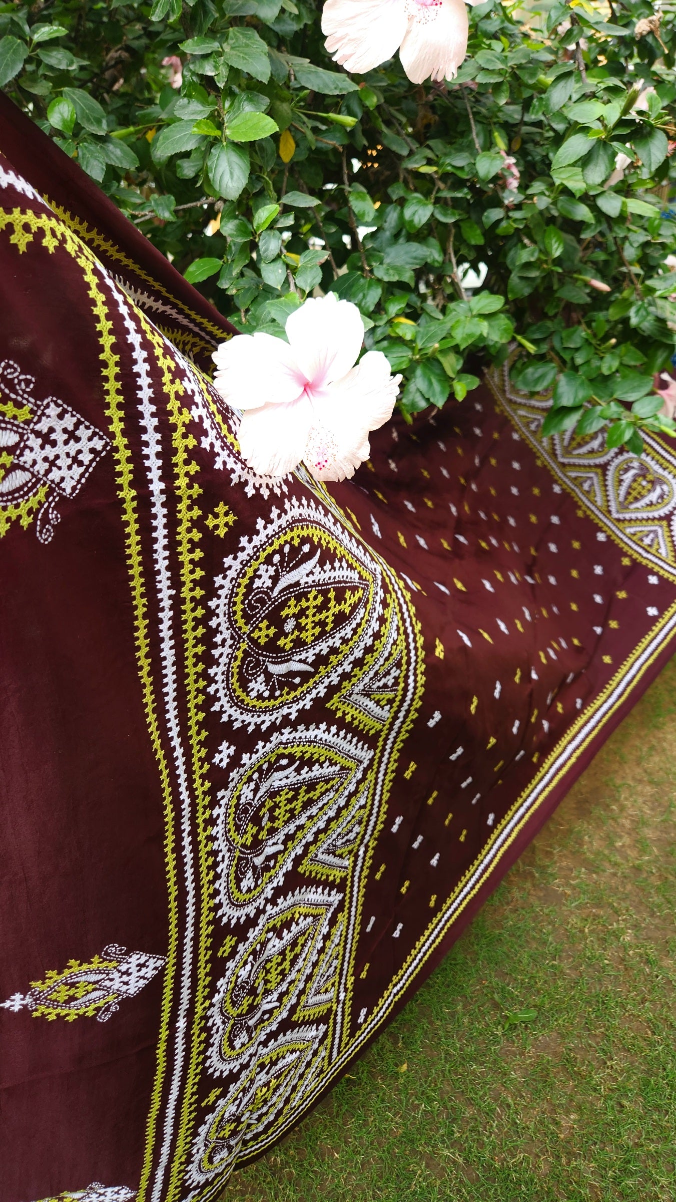 KUTCHWORK SILK DUPATTA