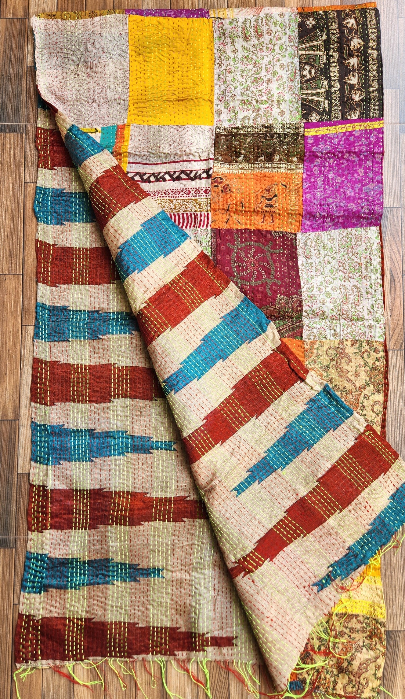 Kantha Stole