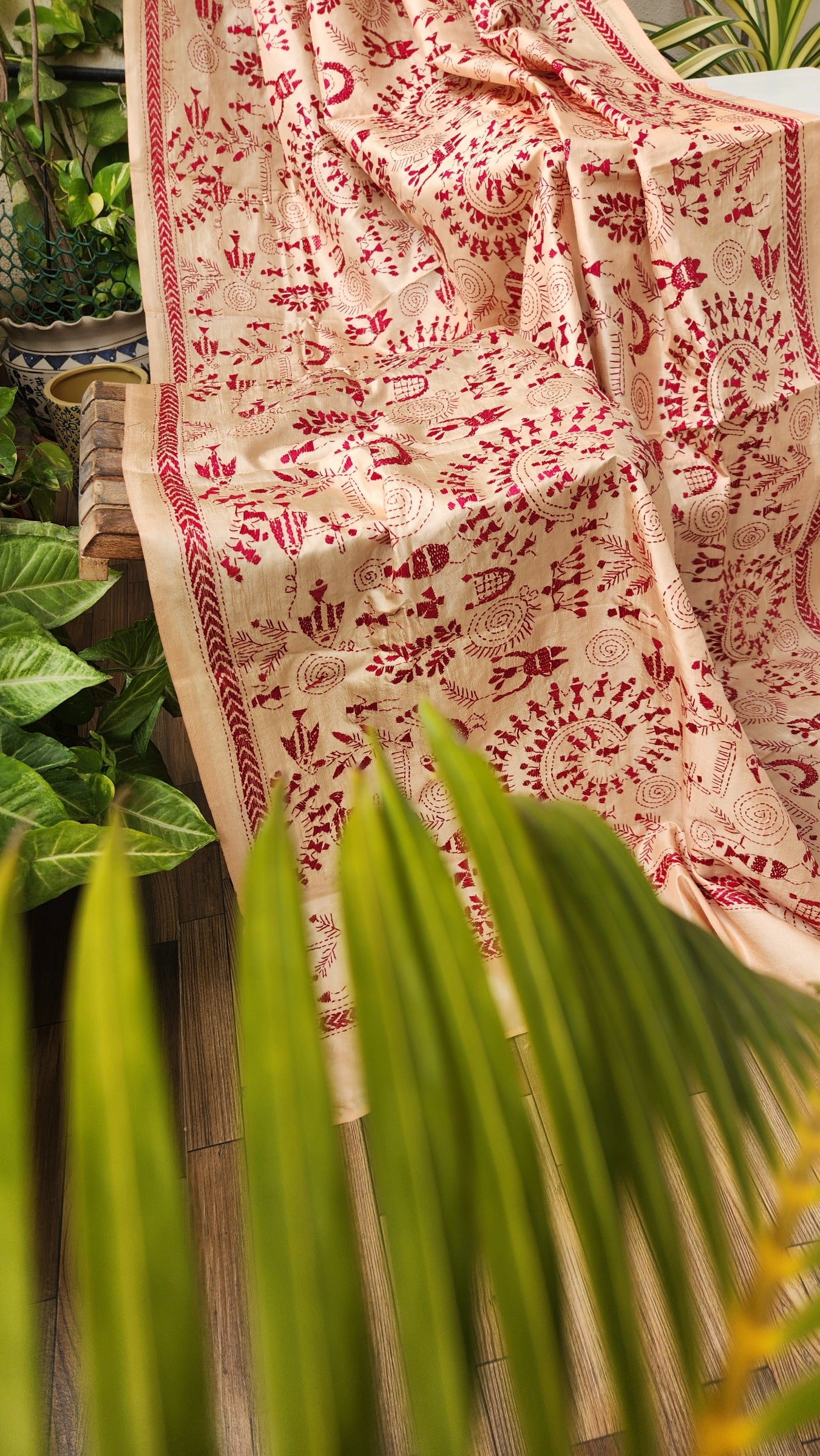 WARLI KANTHA DUPATTA