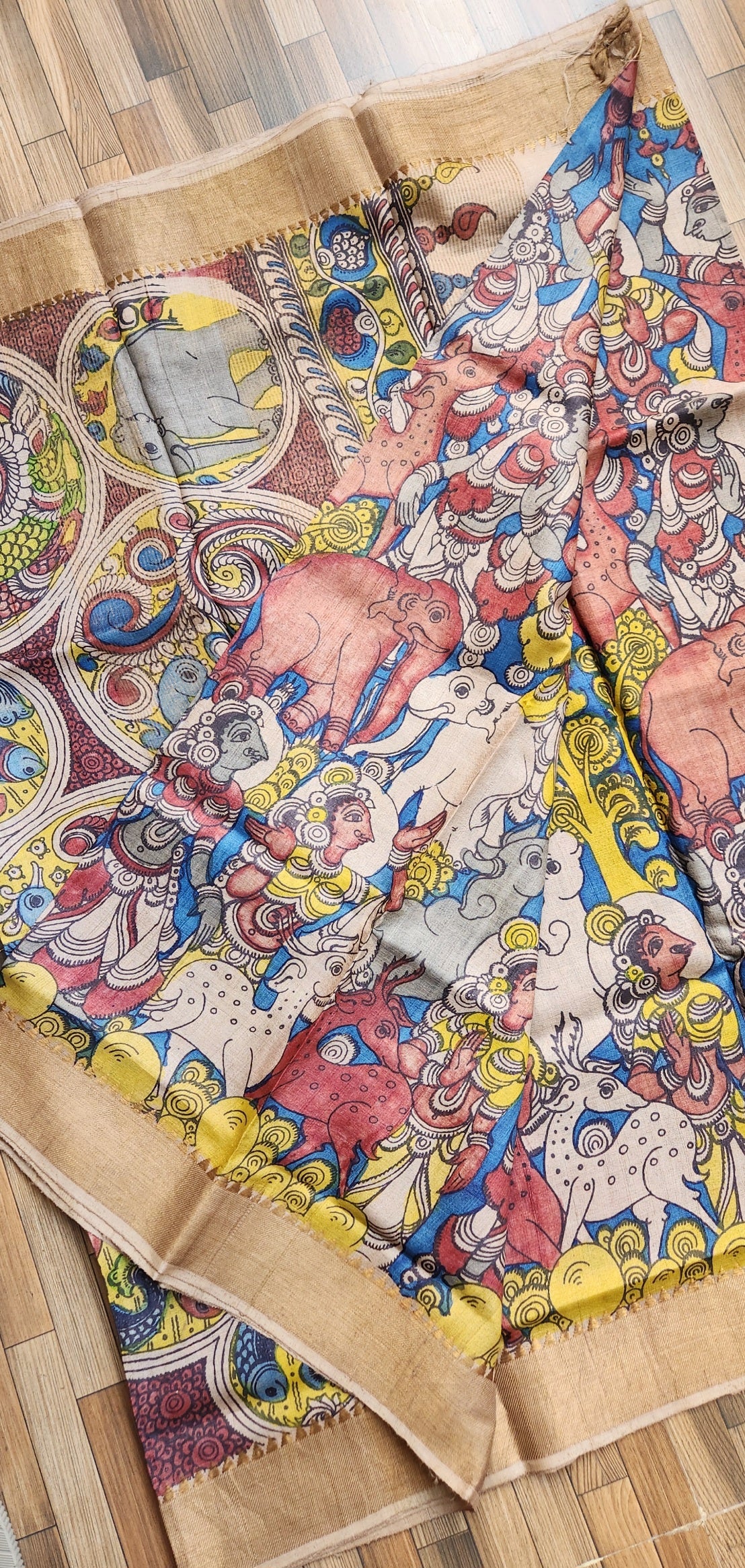 KALAMKARI SILK SAREE - CREATION