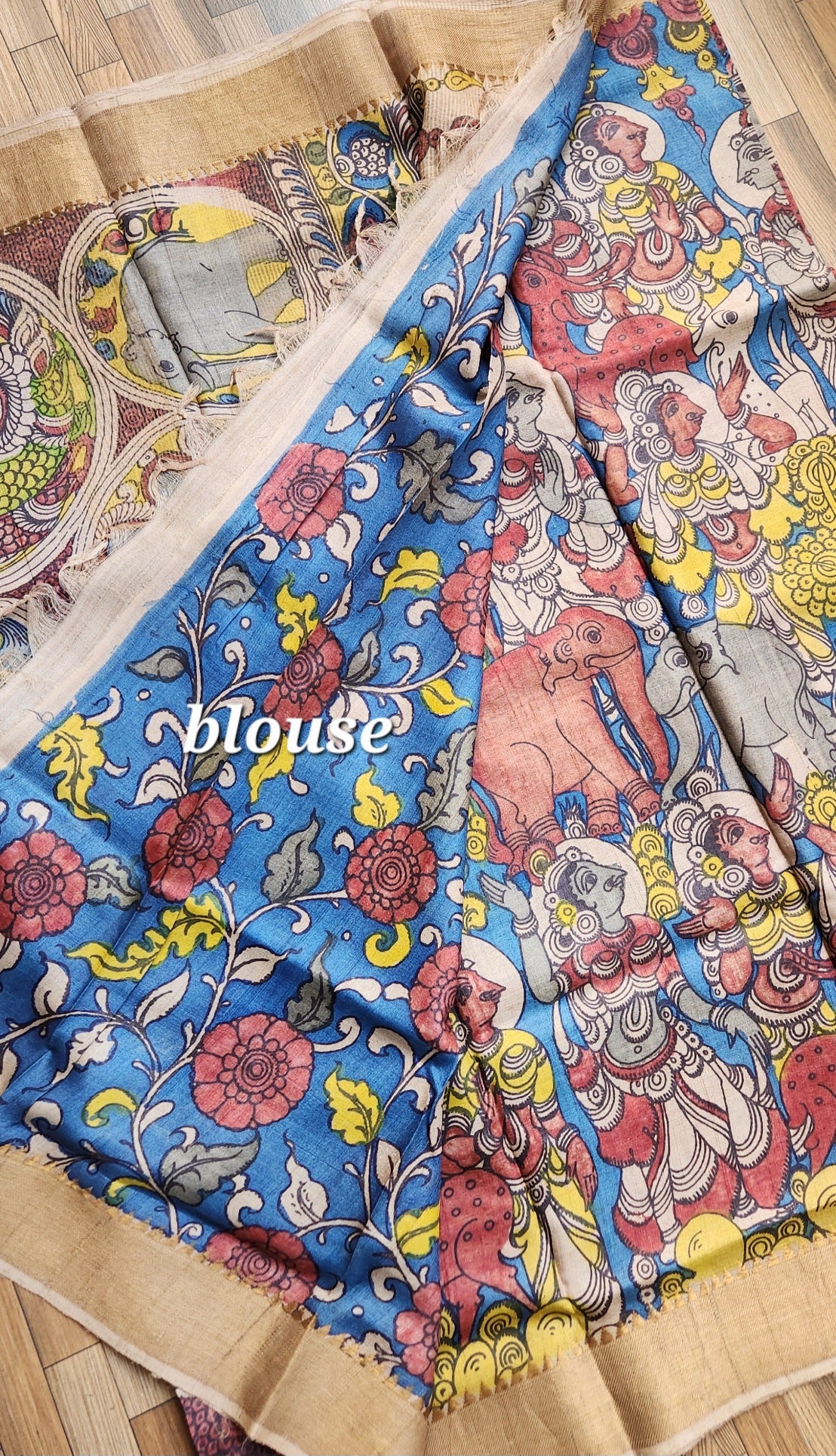 KALAMKARI SILK SAREE - CREATION
