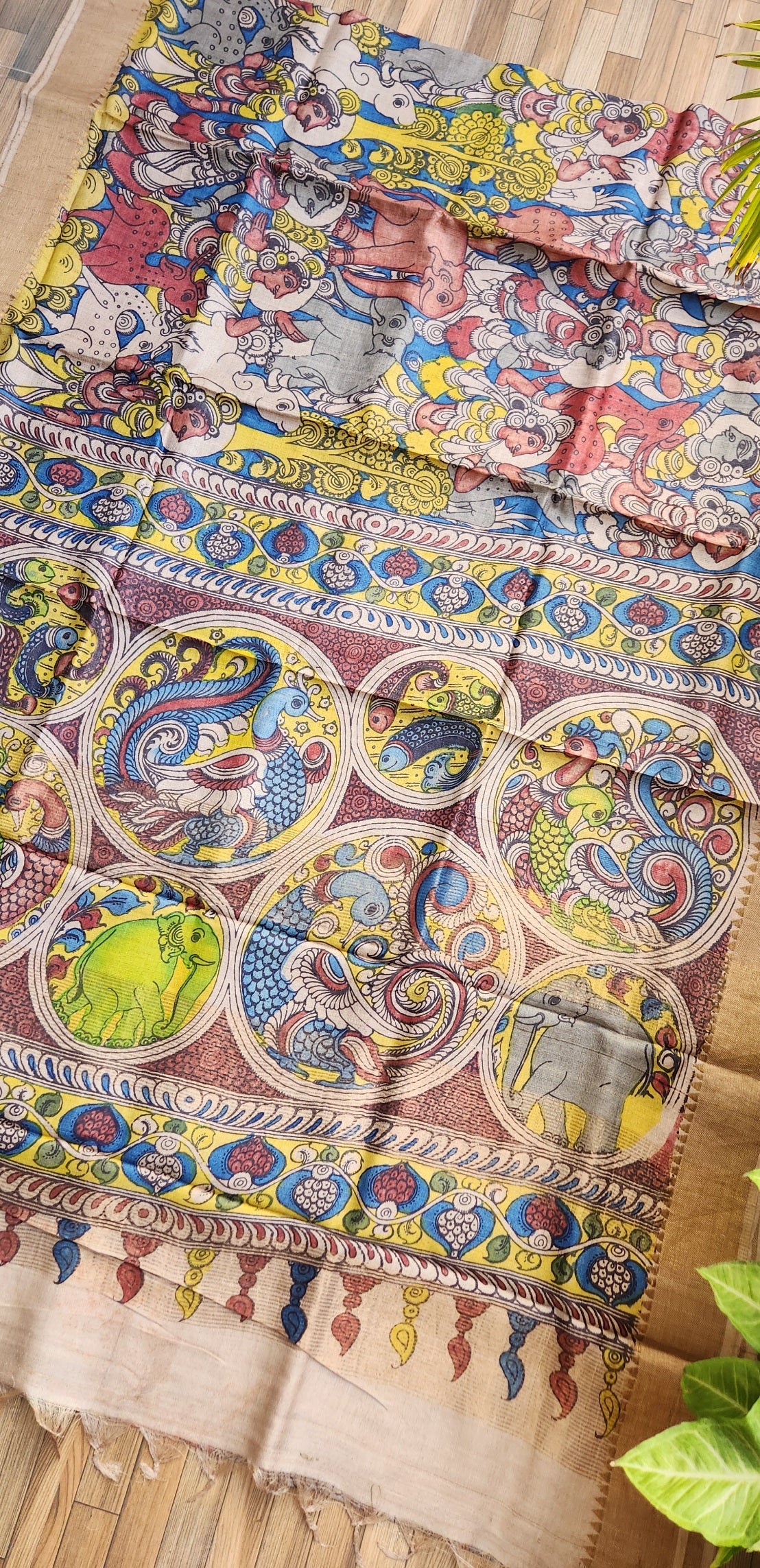 KALAMKARI SILK SAREE - CREATION
