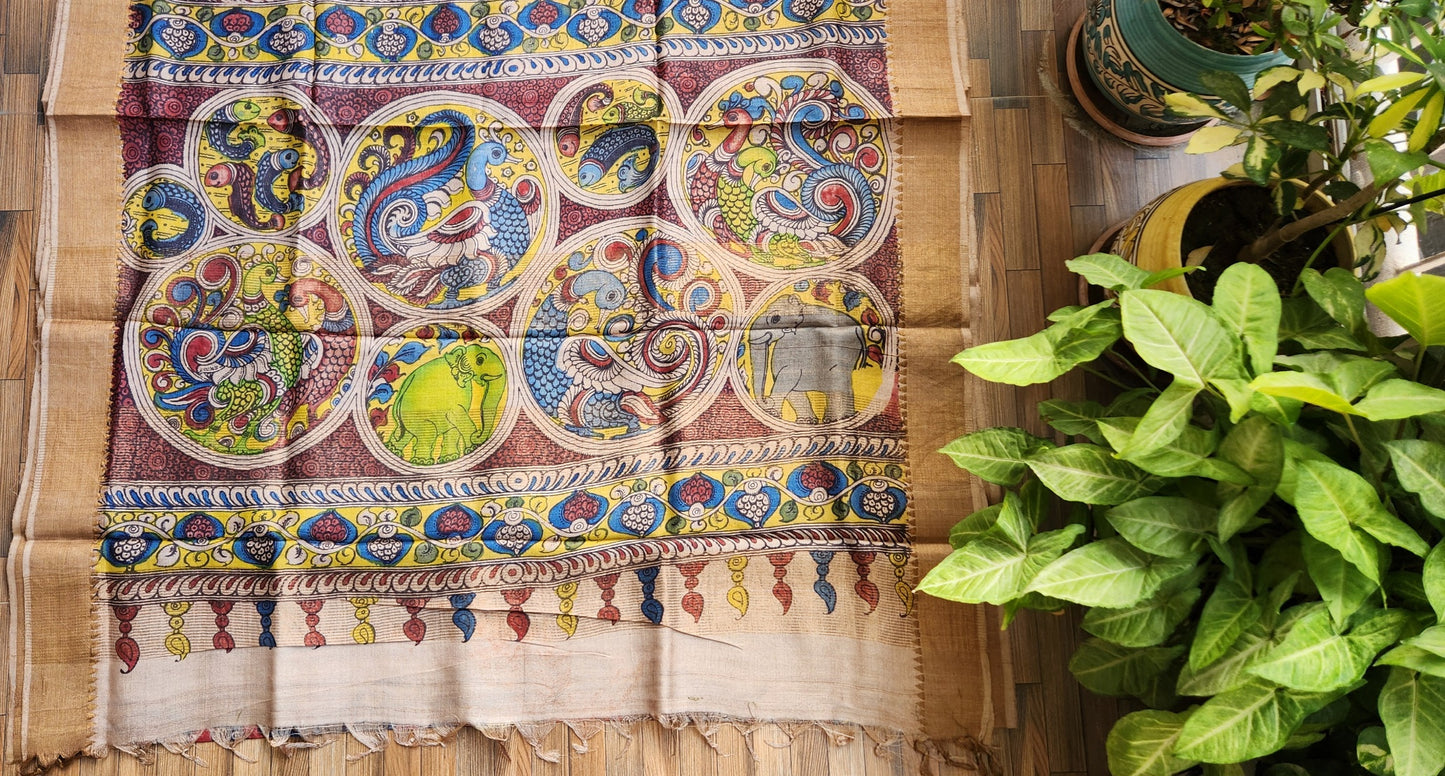 KALAMKARI SILK SAREE - CREATION