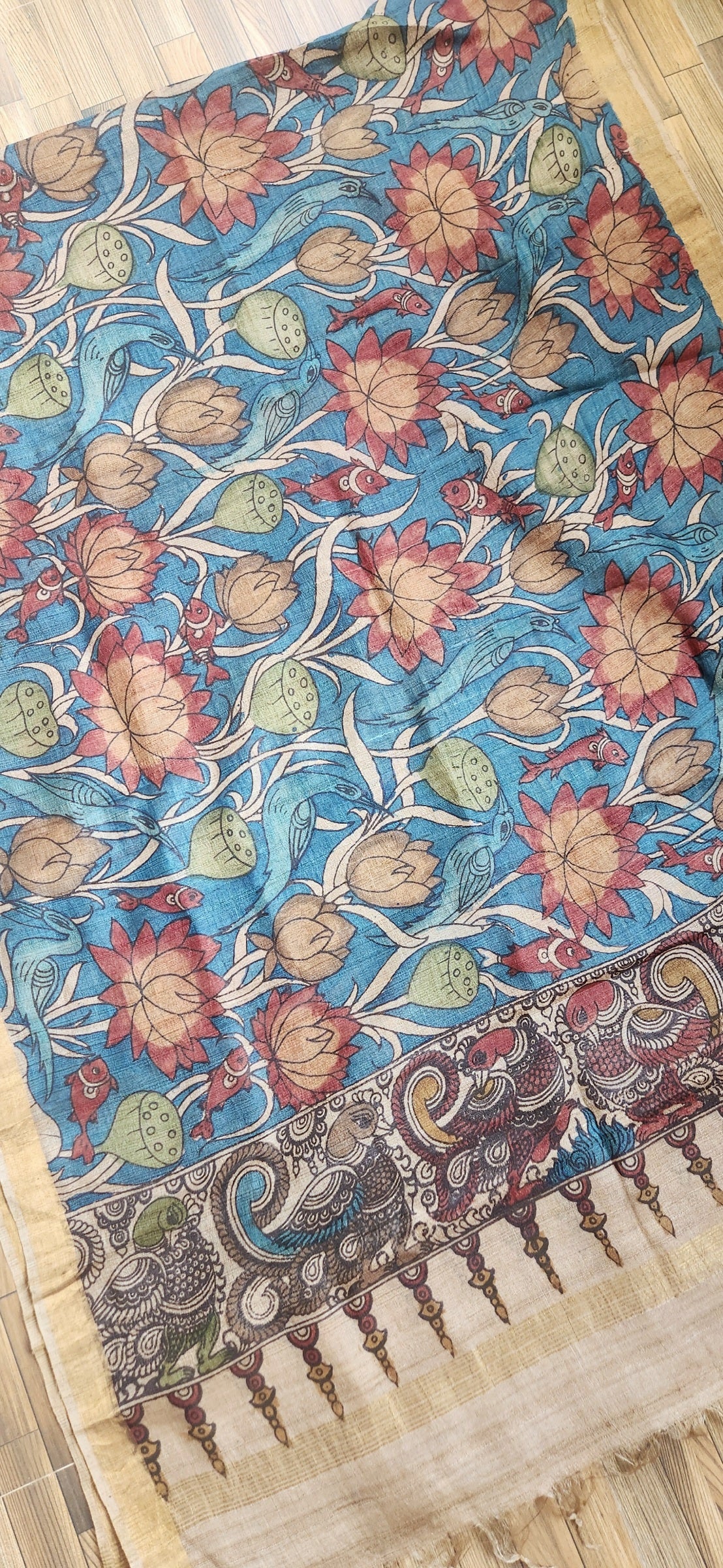 KALAMKARI SILK DUPATTA