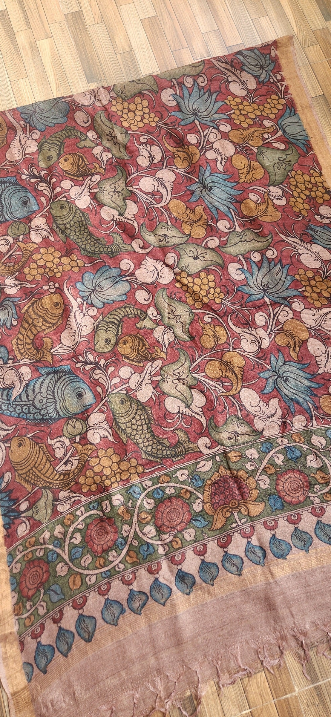 KALAMKARI SILK DUPATTA