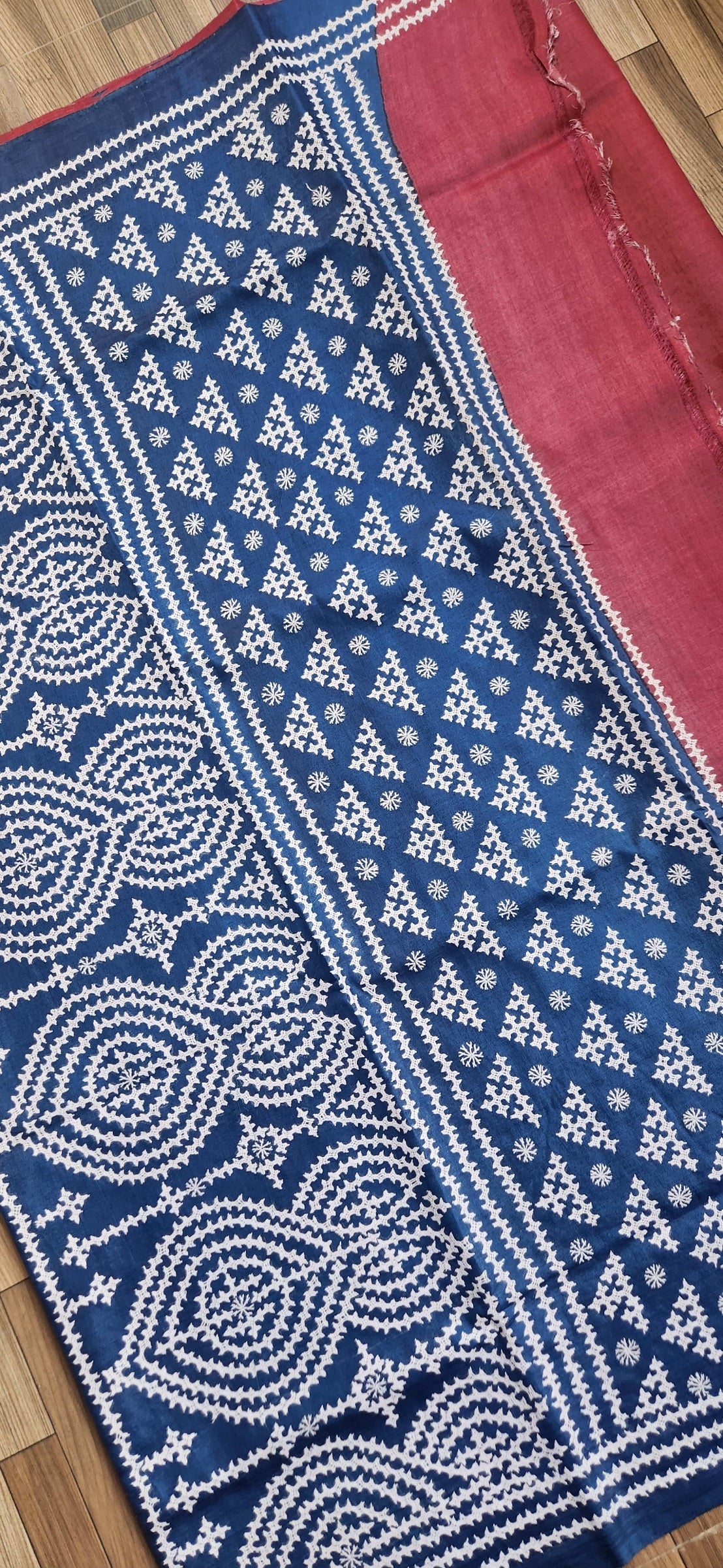 DESIGNER KUTCHWORK SILK SAREE