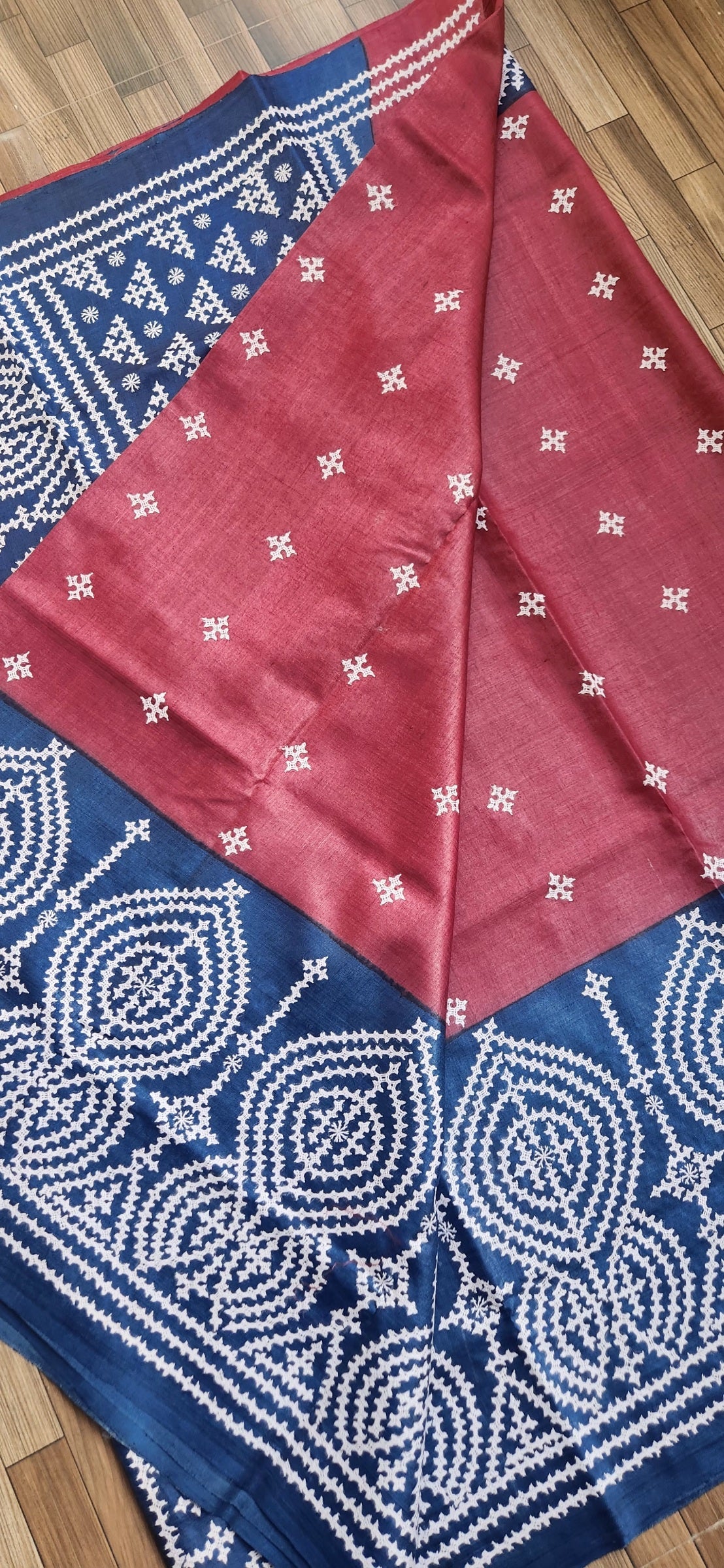 DESIGNER KUTCHWORK SILK SAREE