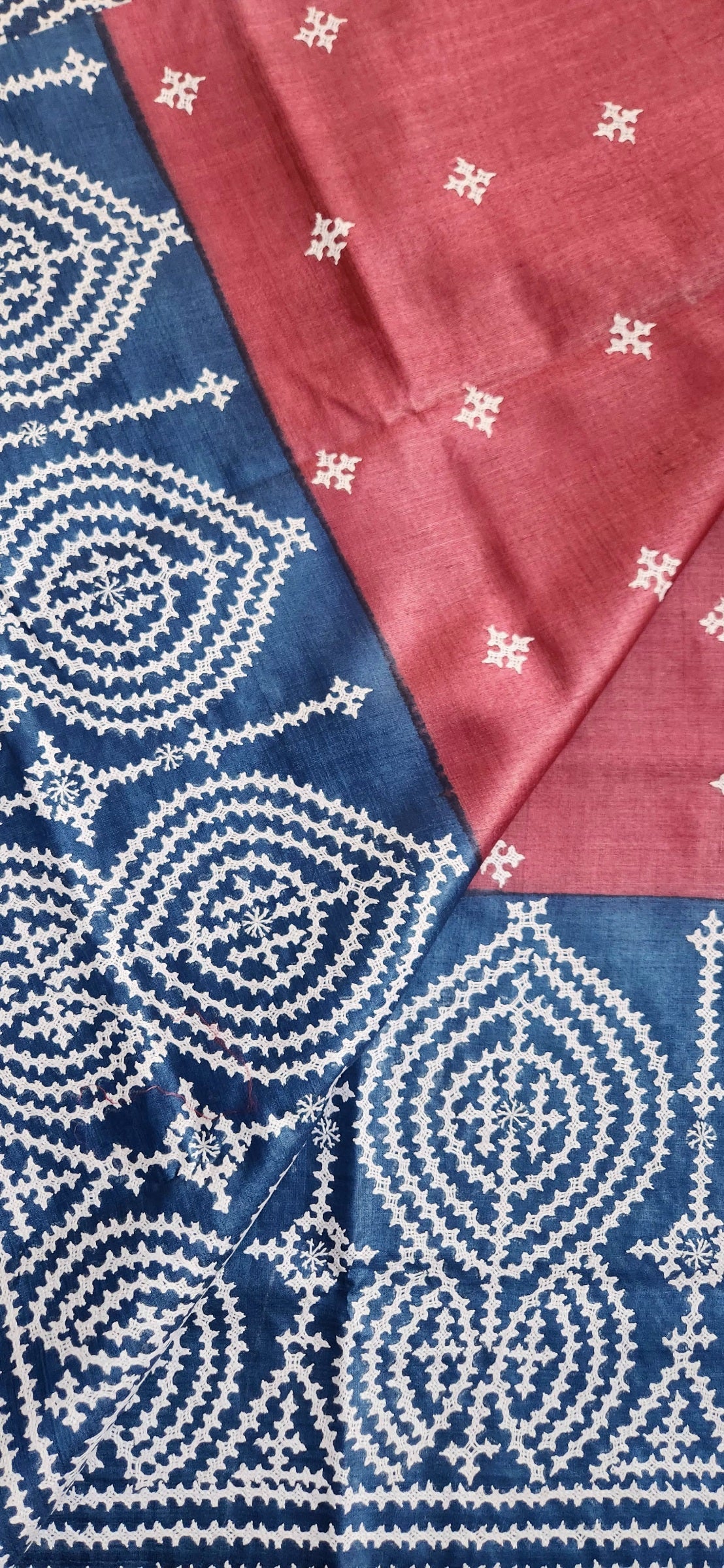 DESIGNER KUTCHWORK SILK SAREE