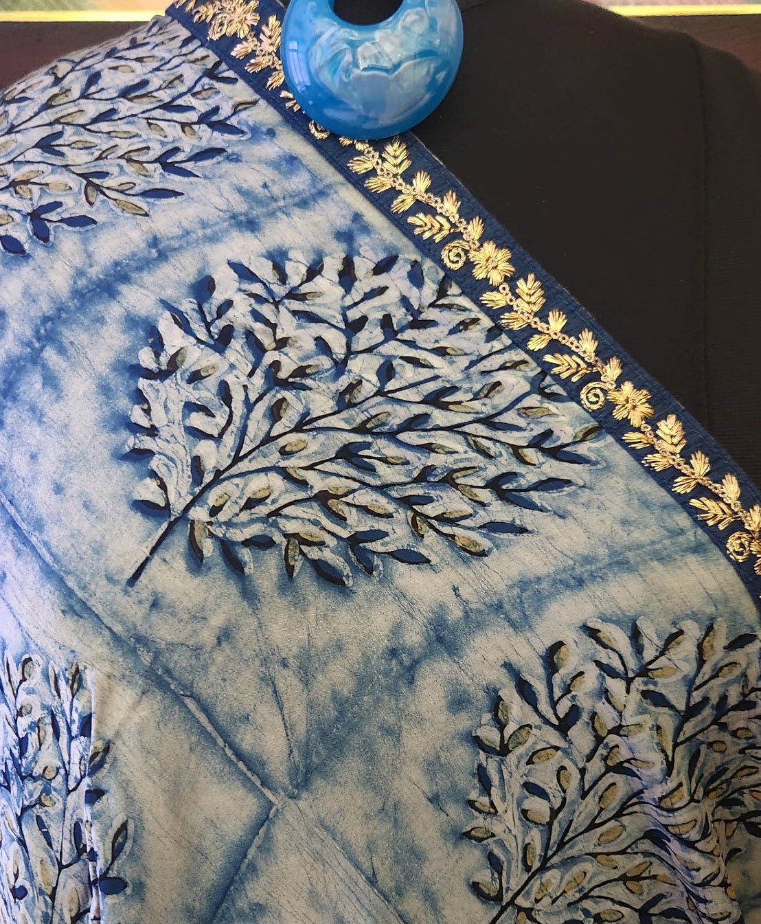 AJRAKH SILK DUPATTA