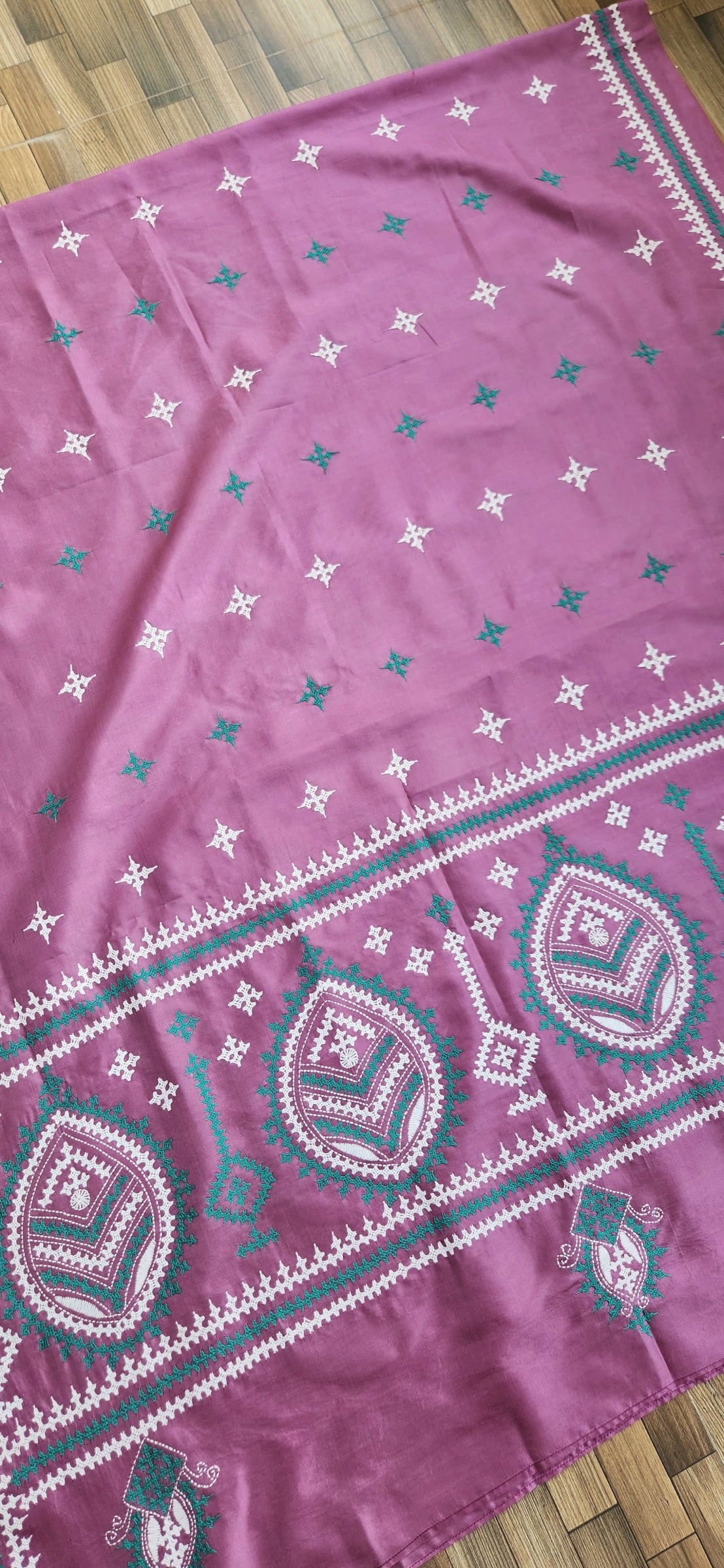 KUTCHWORK SILK DUPATTA