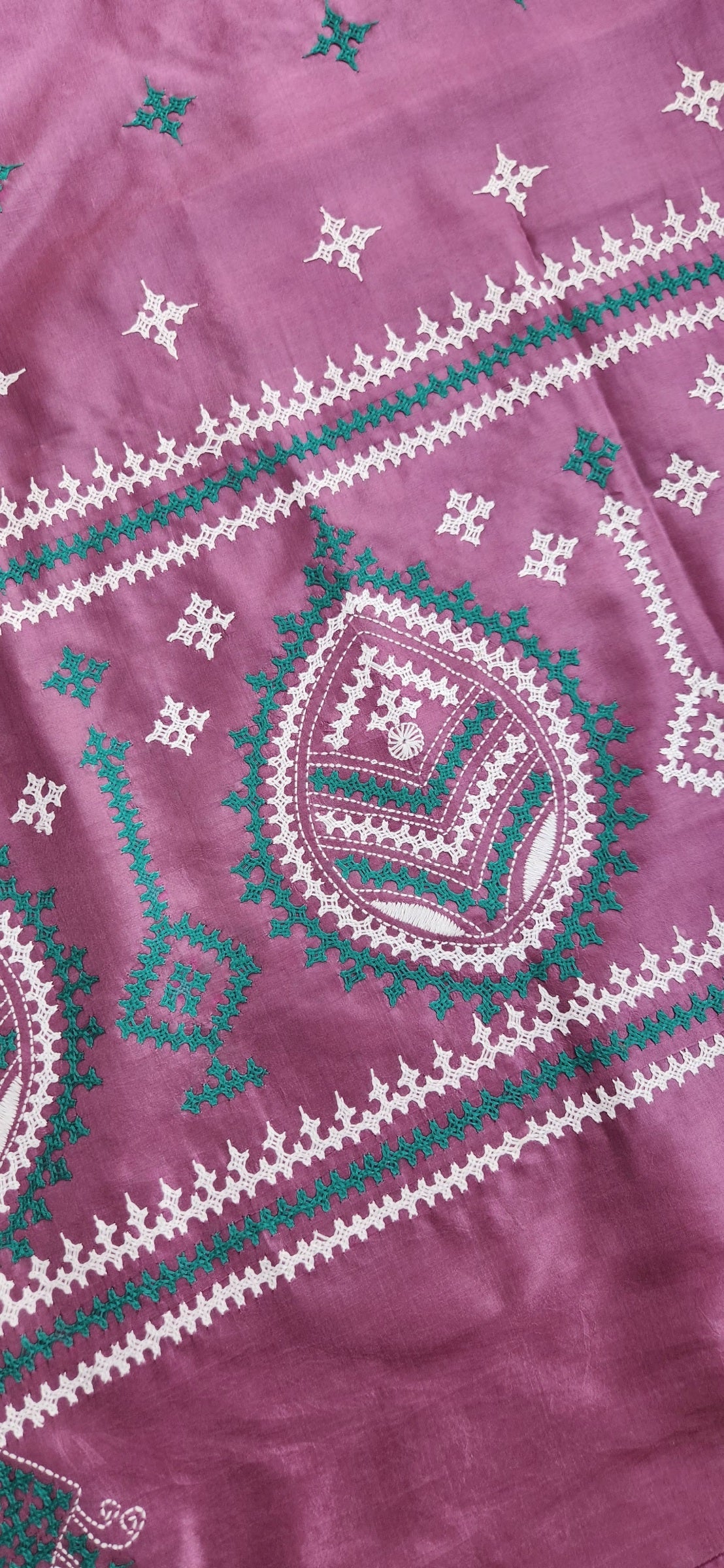 KUTCHWORK SILK DUPATTA